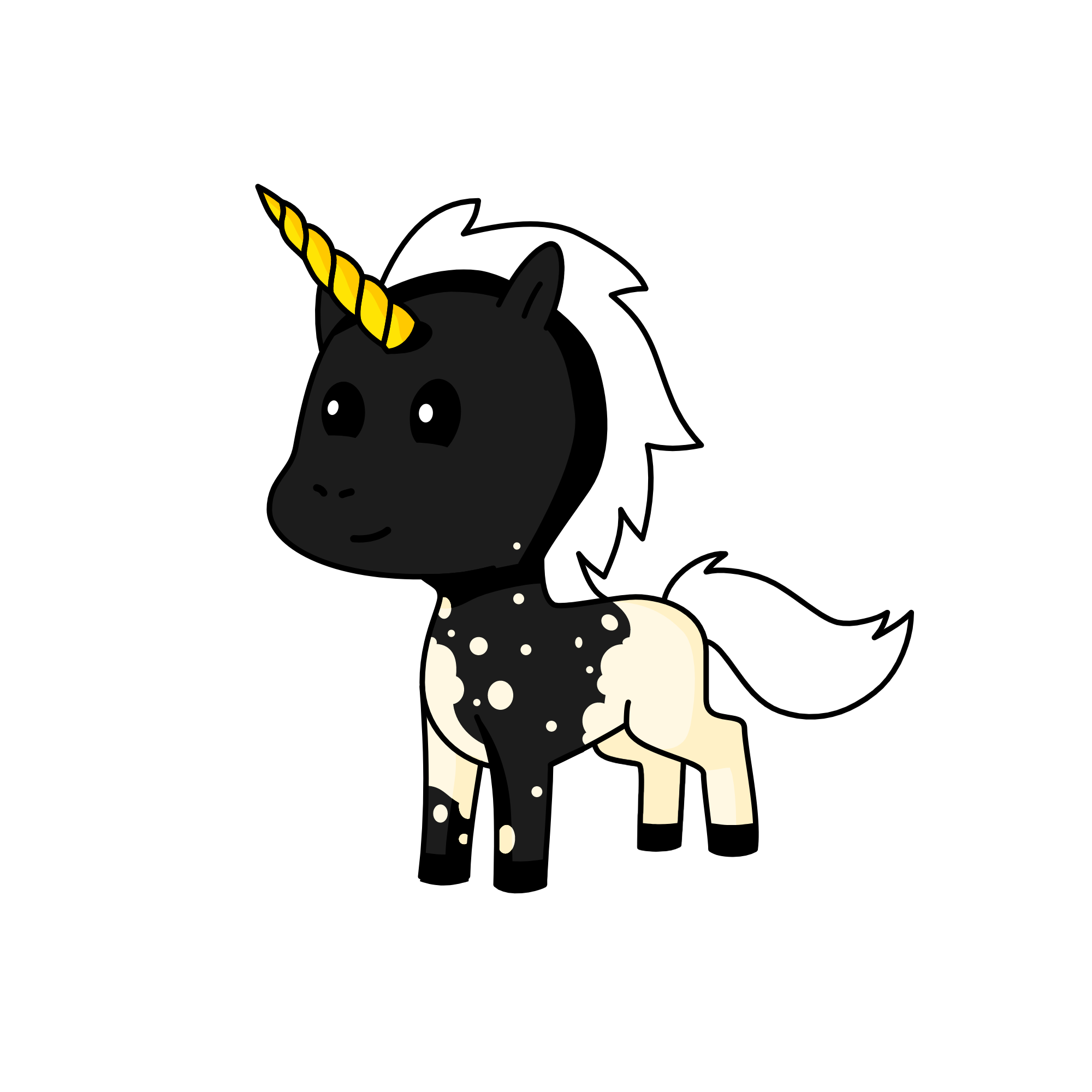 panda, the unicorn