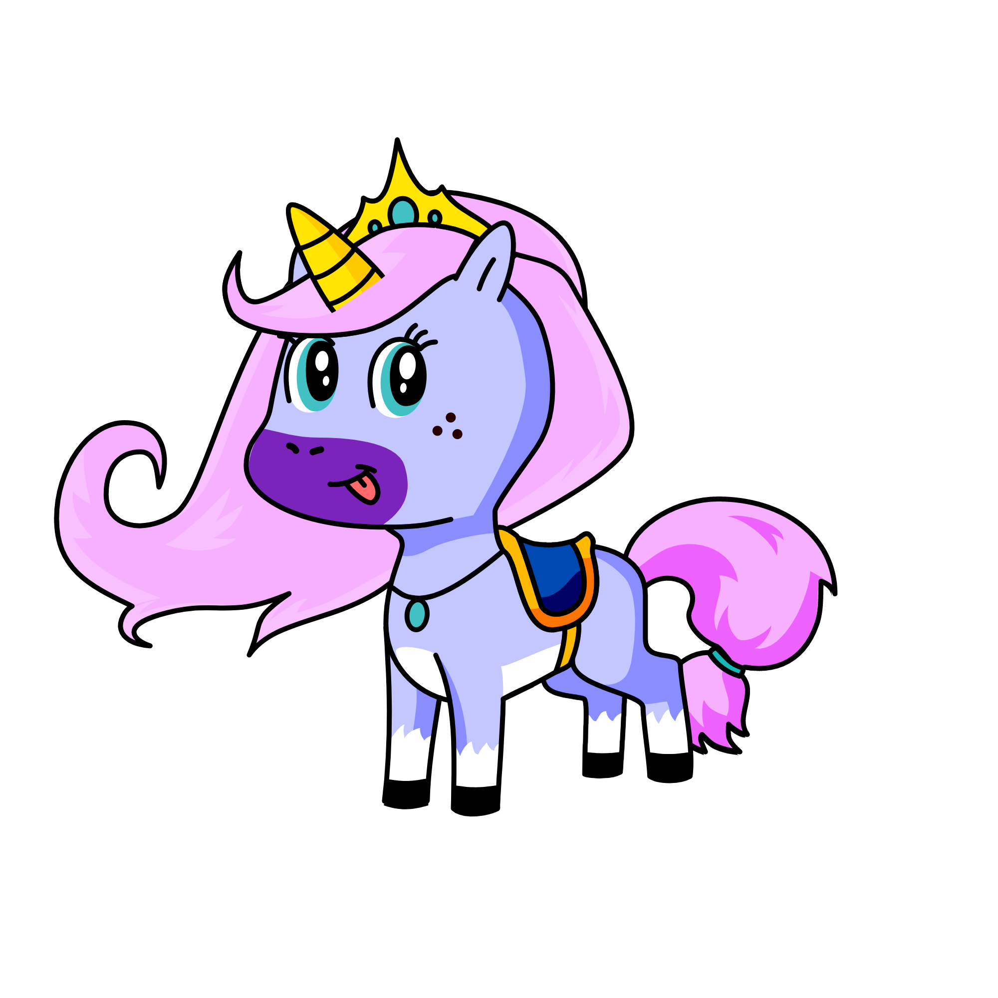 rose, the unicorn