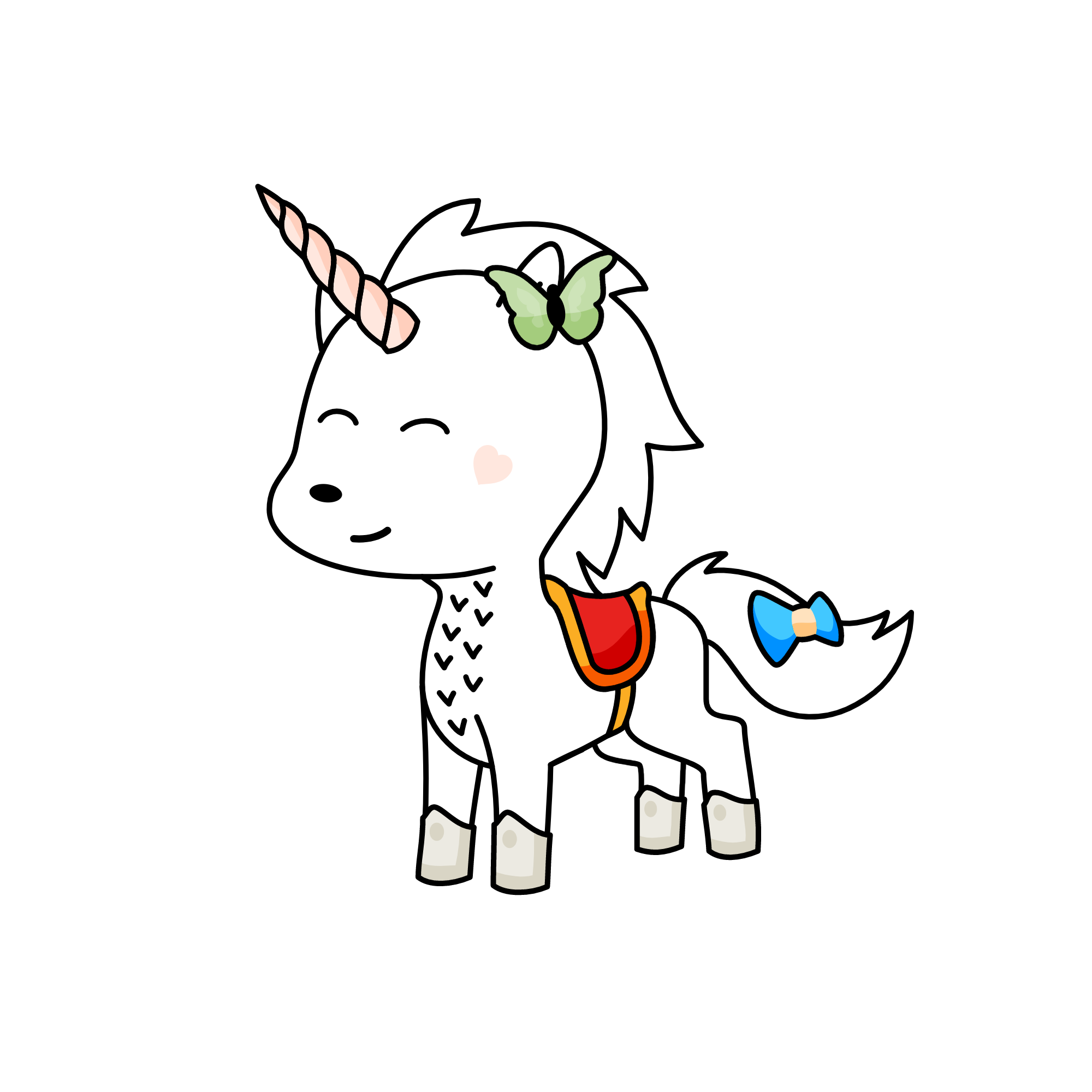 small brain unicorn, the unicorn