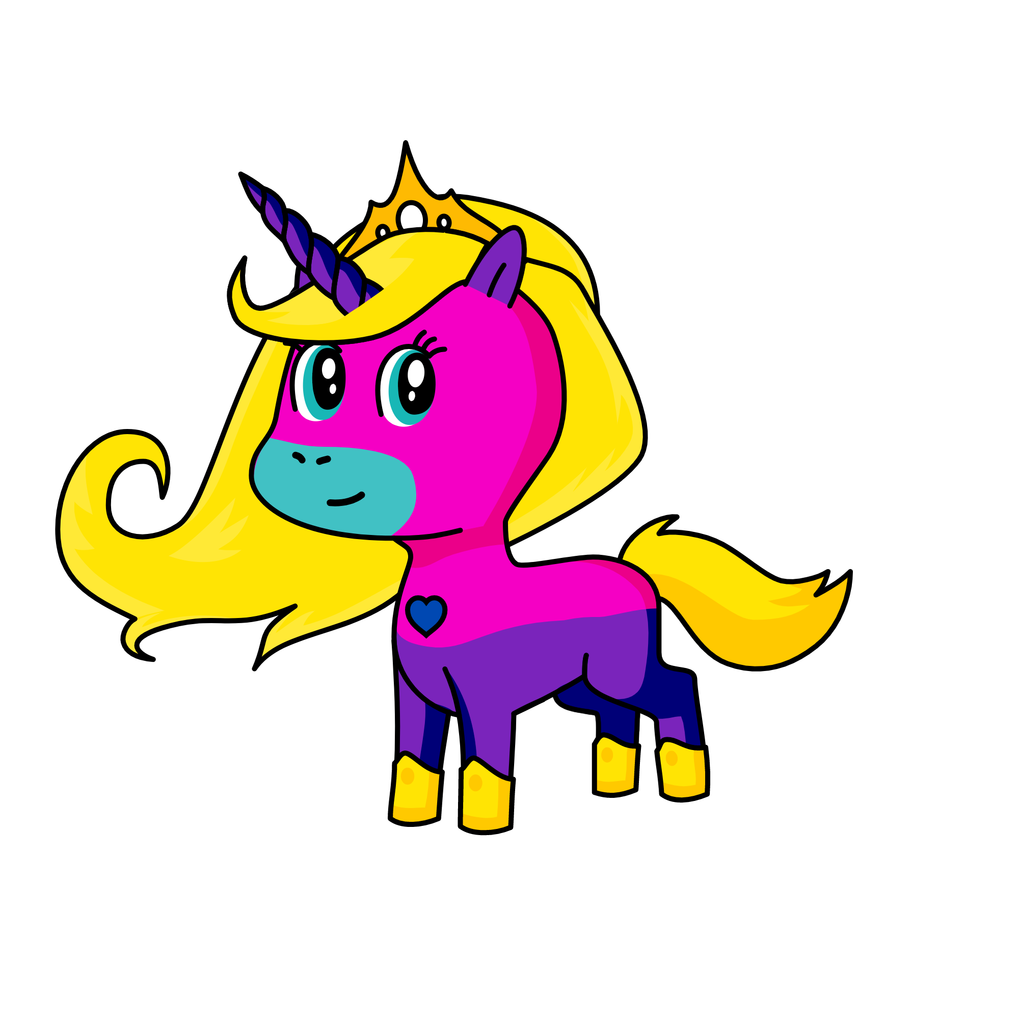 prinncess petunia, the unicorn