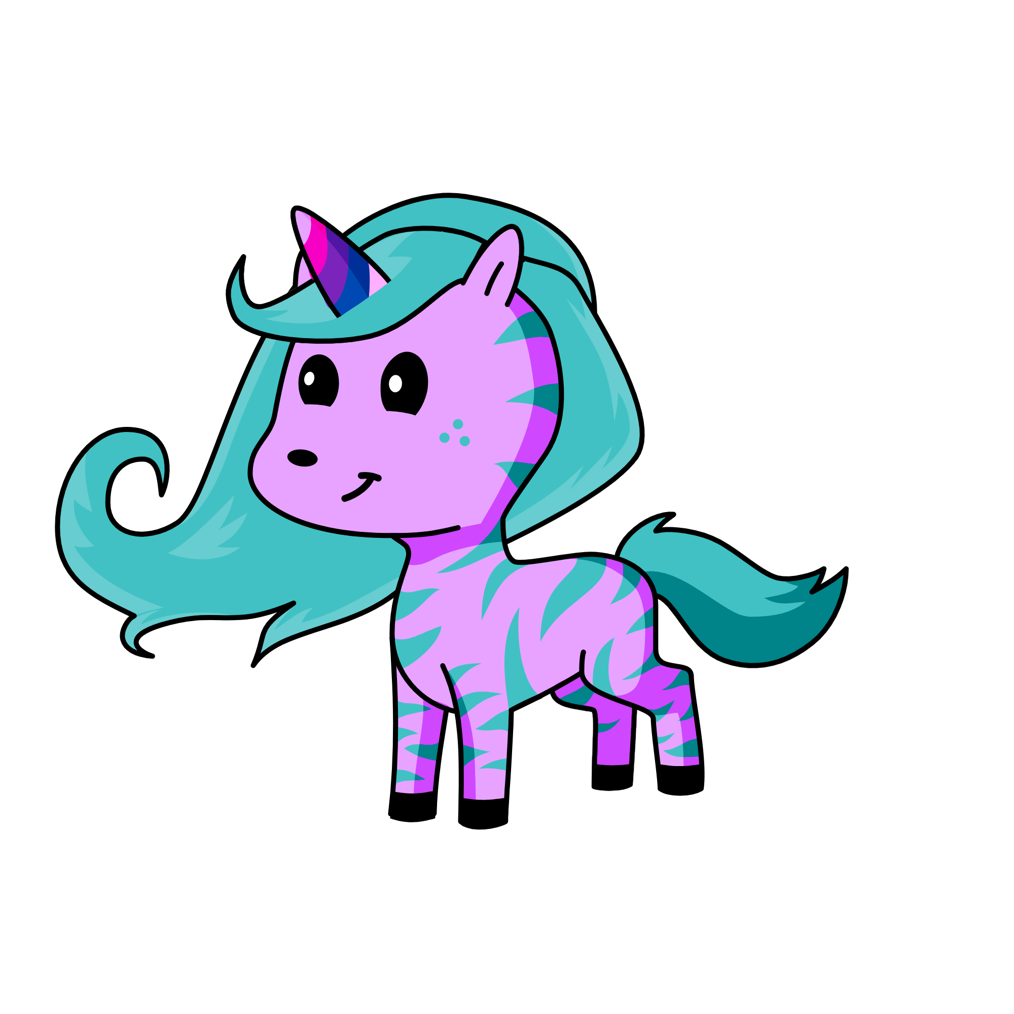 bella's mum, the unicorn