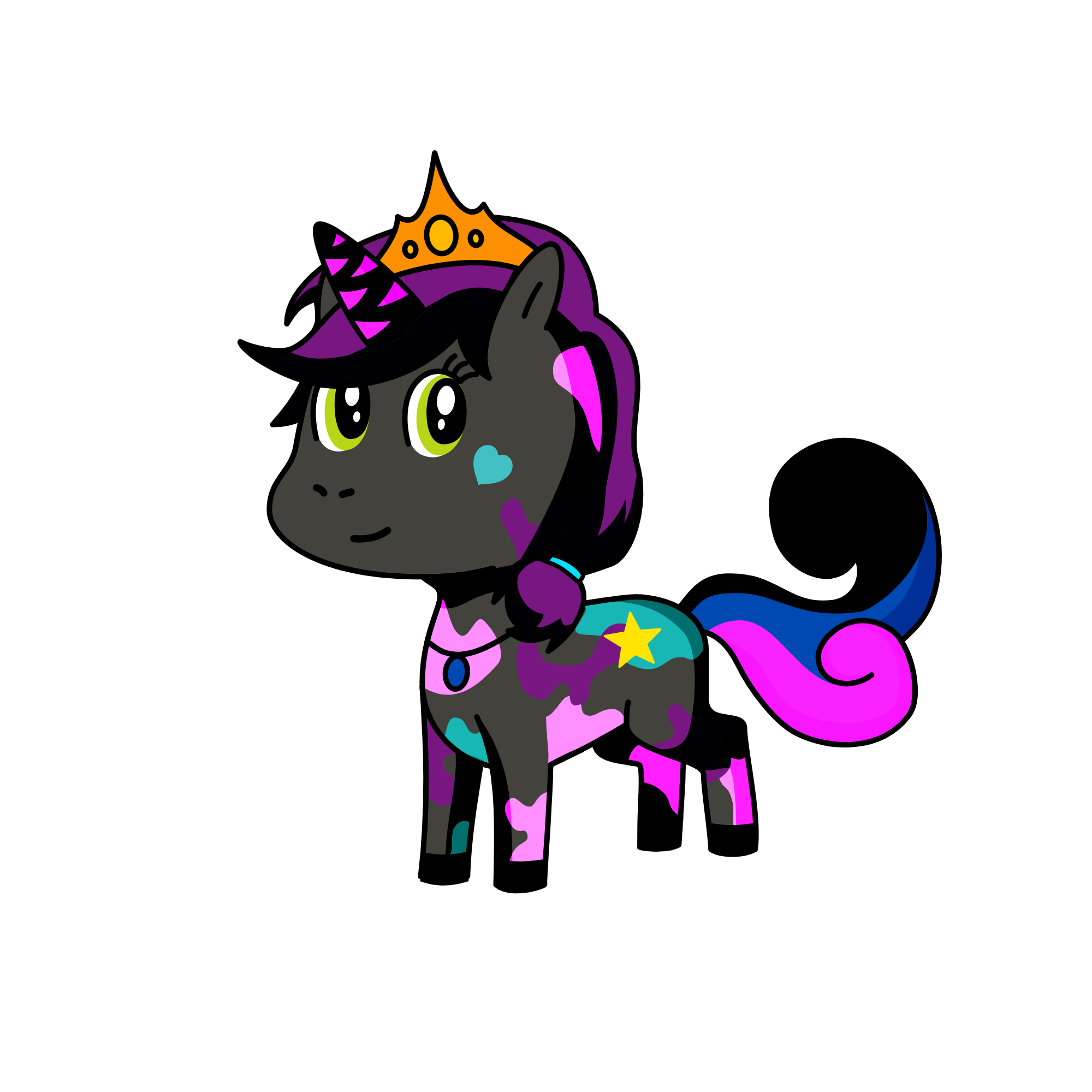 Galaxy, the unicorn