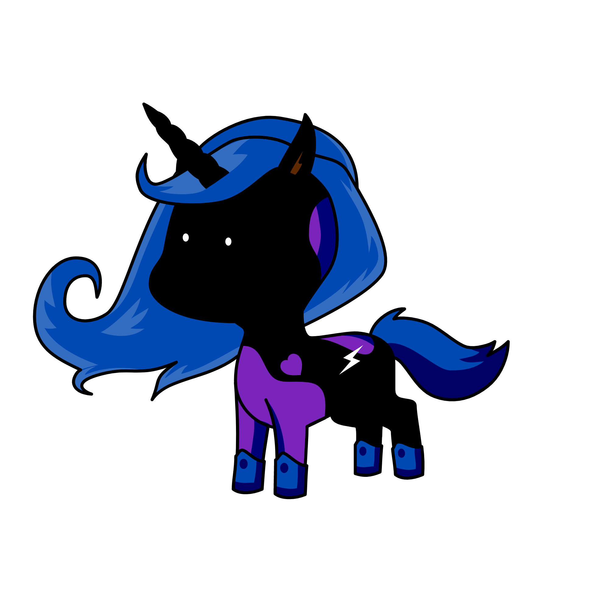 nightmare moon, the unicorn