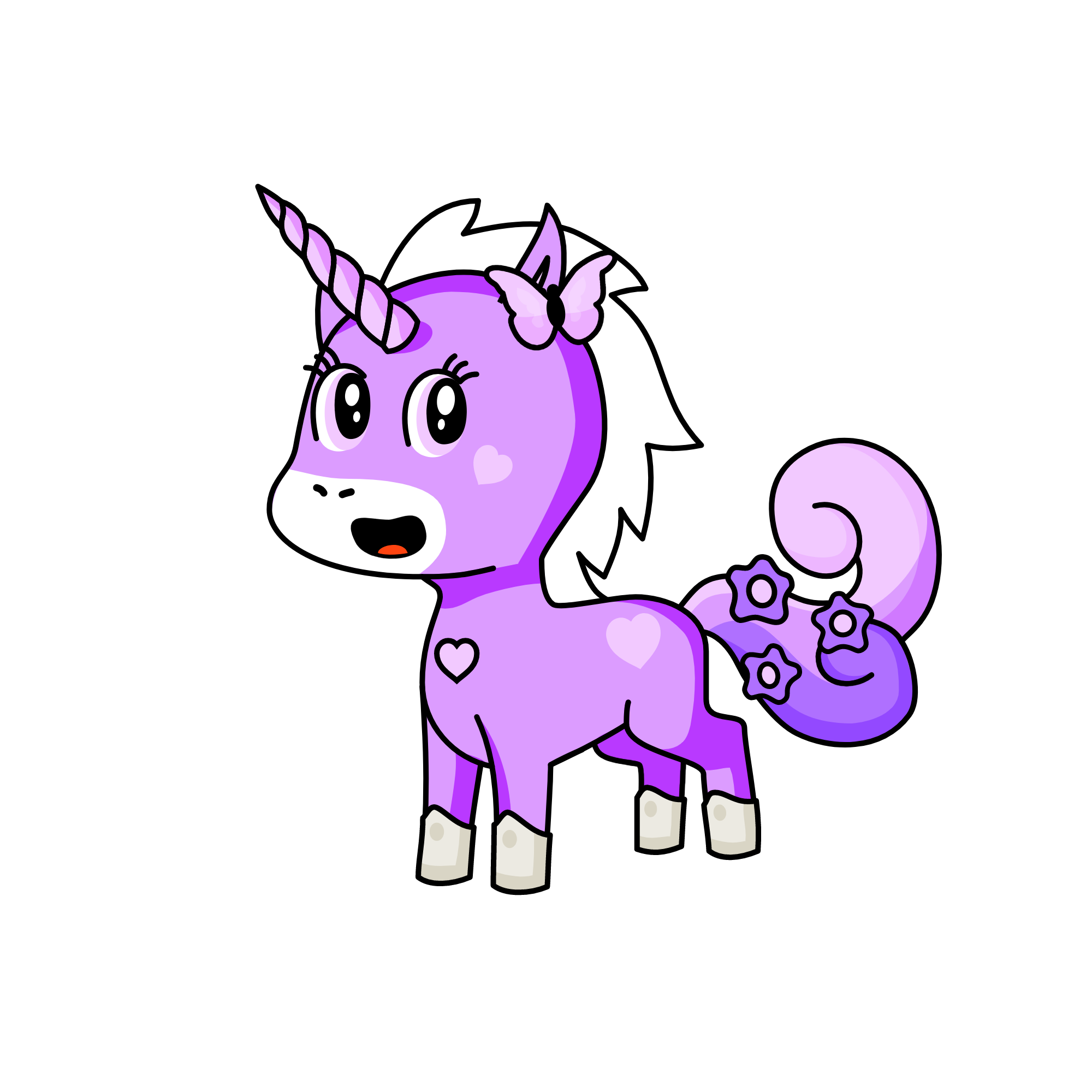 Princess Claire, the unicorn