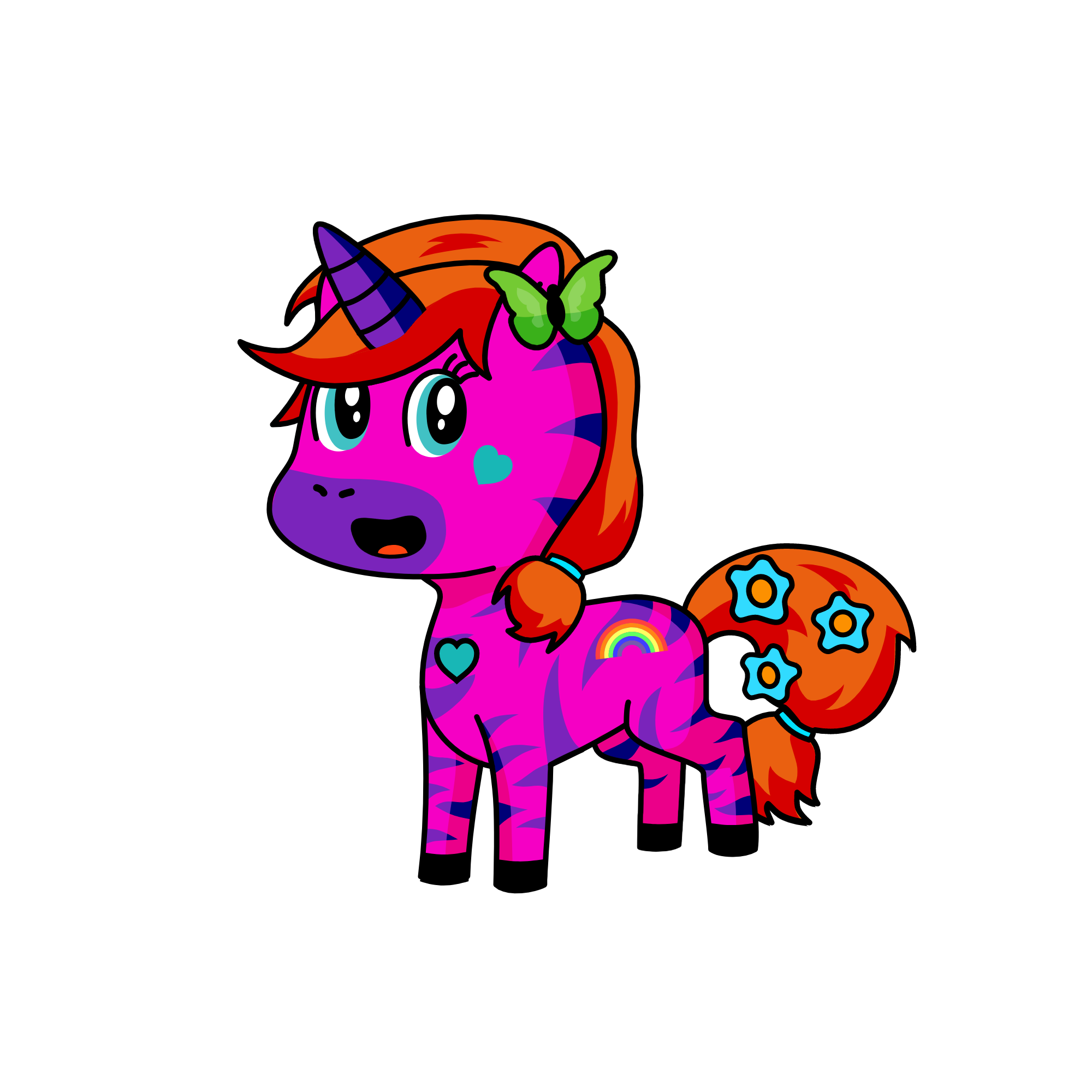Swincly, the unicorn