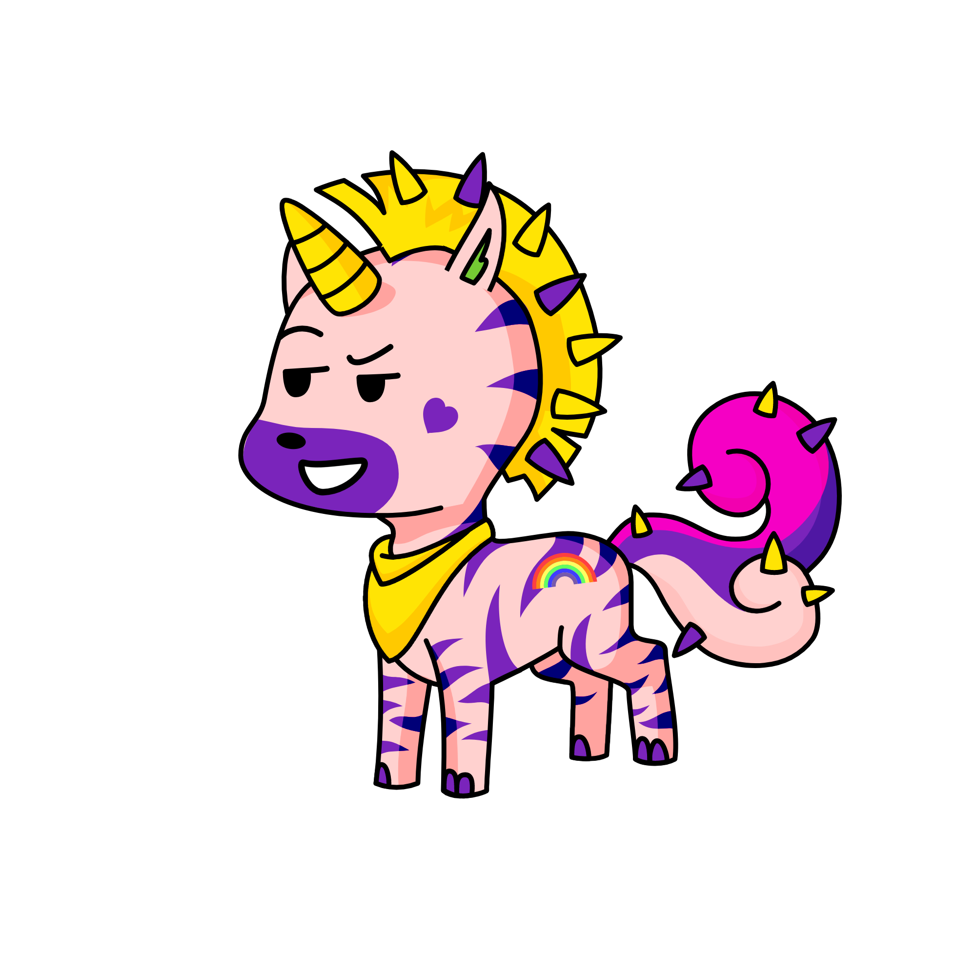 skommelpoes, the unicorn