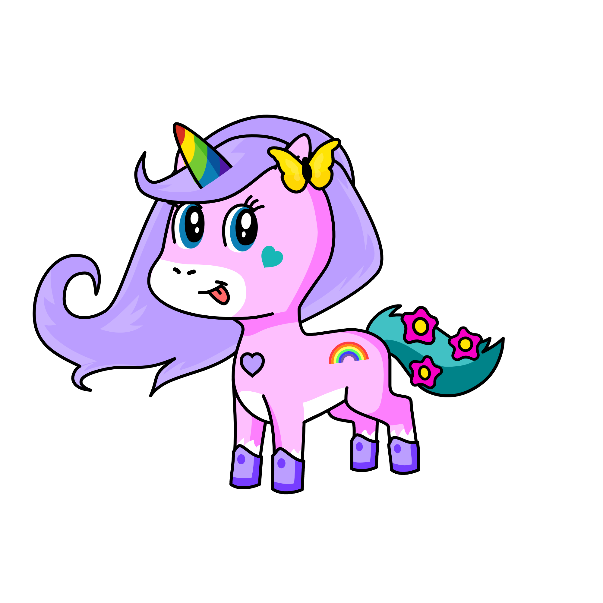 Floof, the unicorn