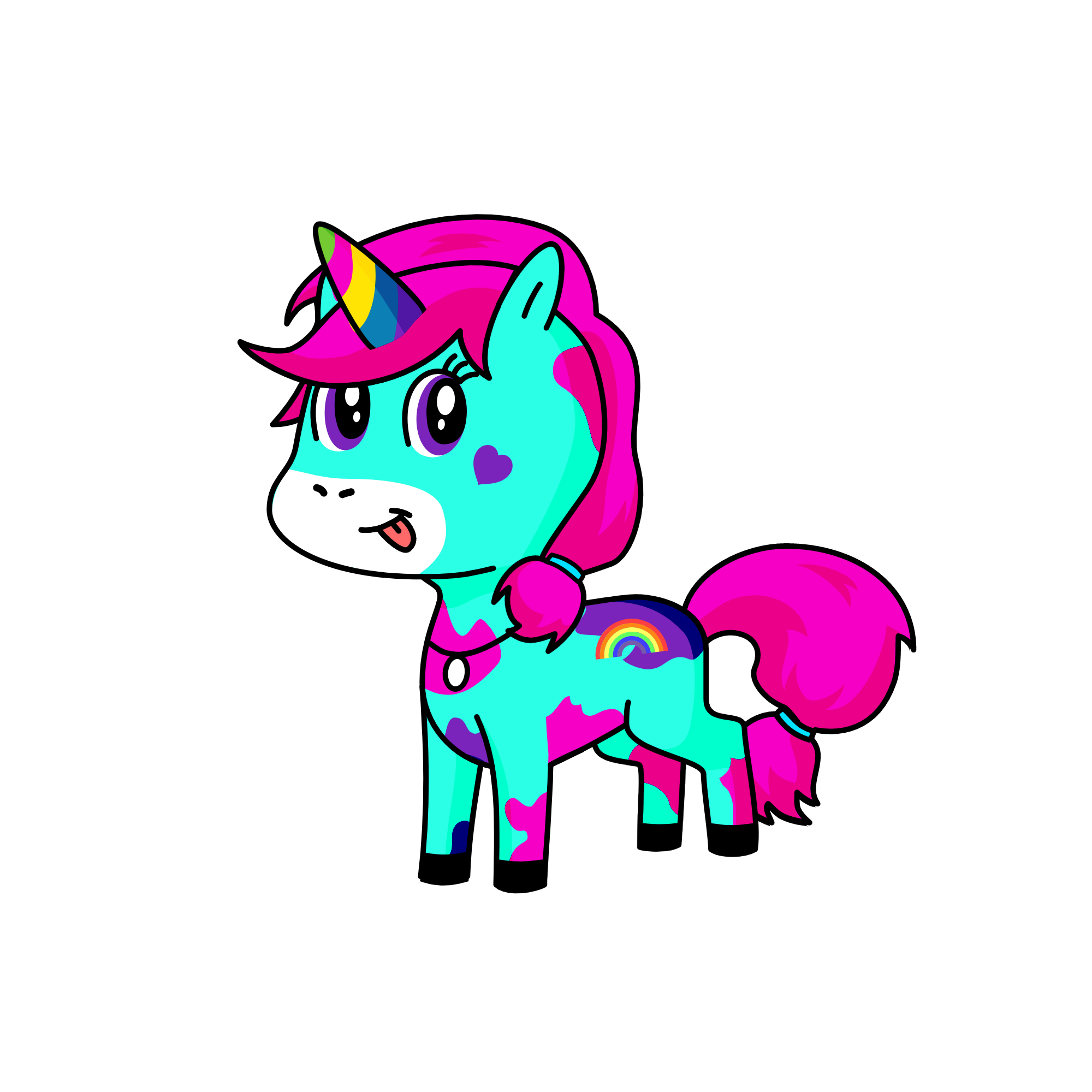Simone, the unicorn