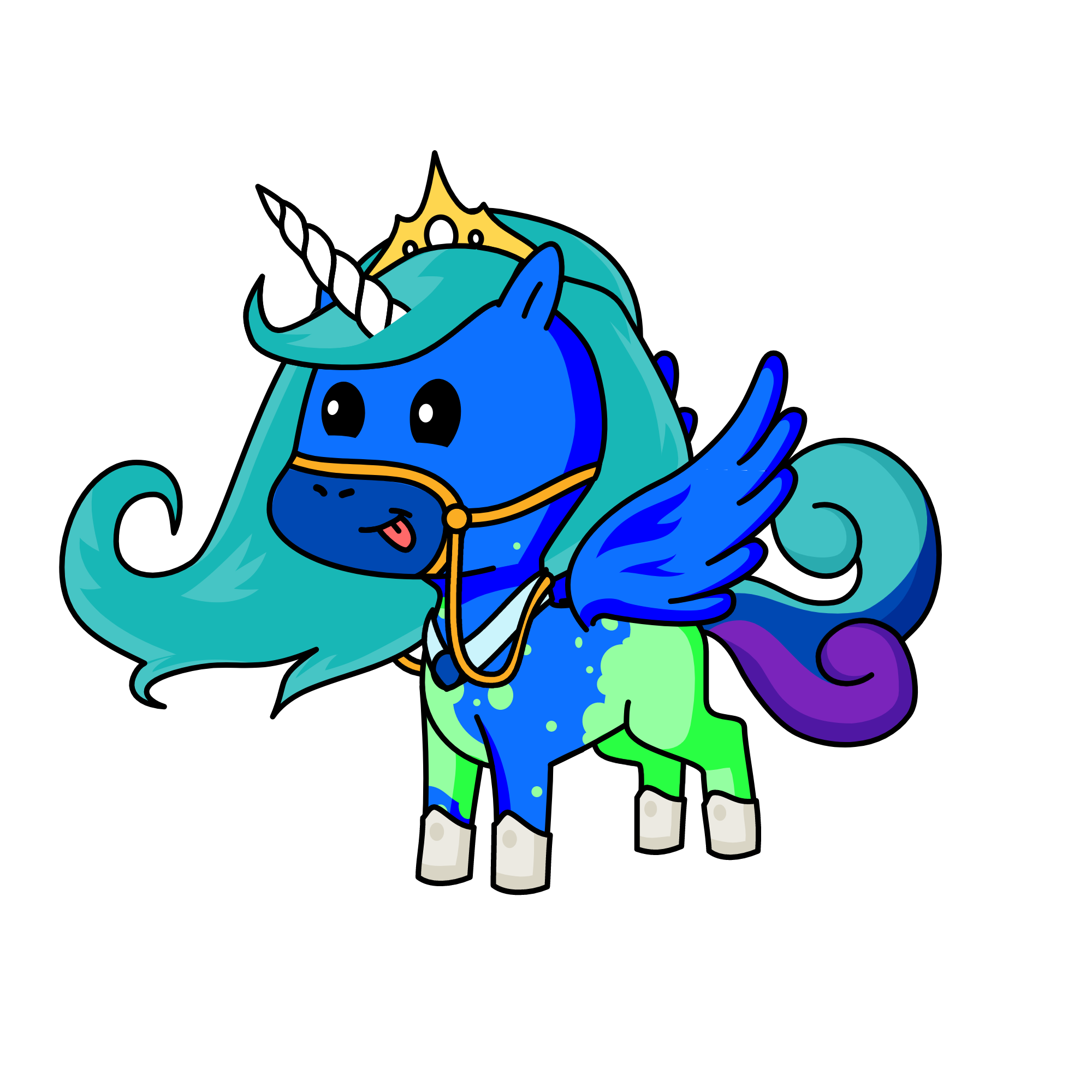 aqua, the unicorn