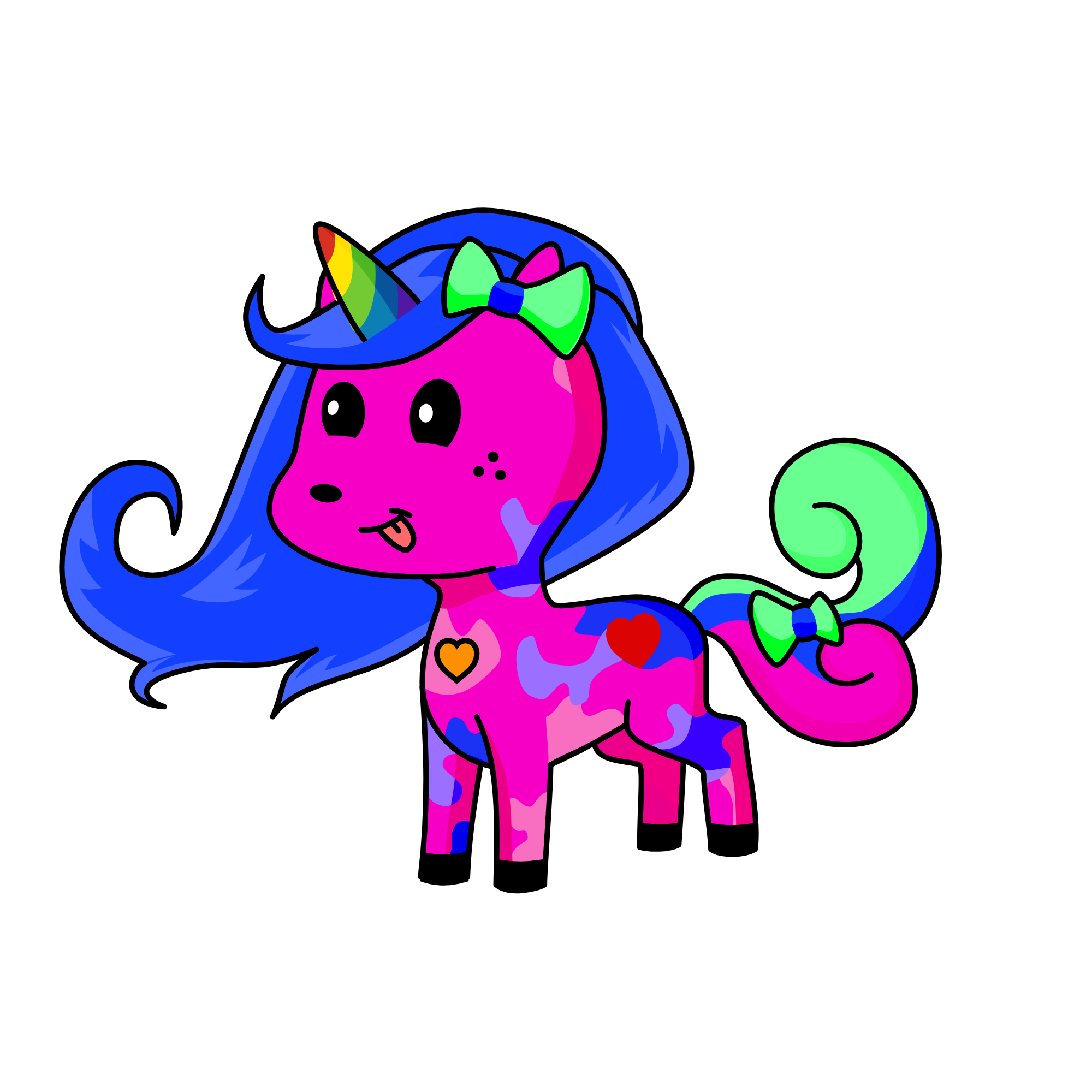Keity, the unicorn