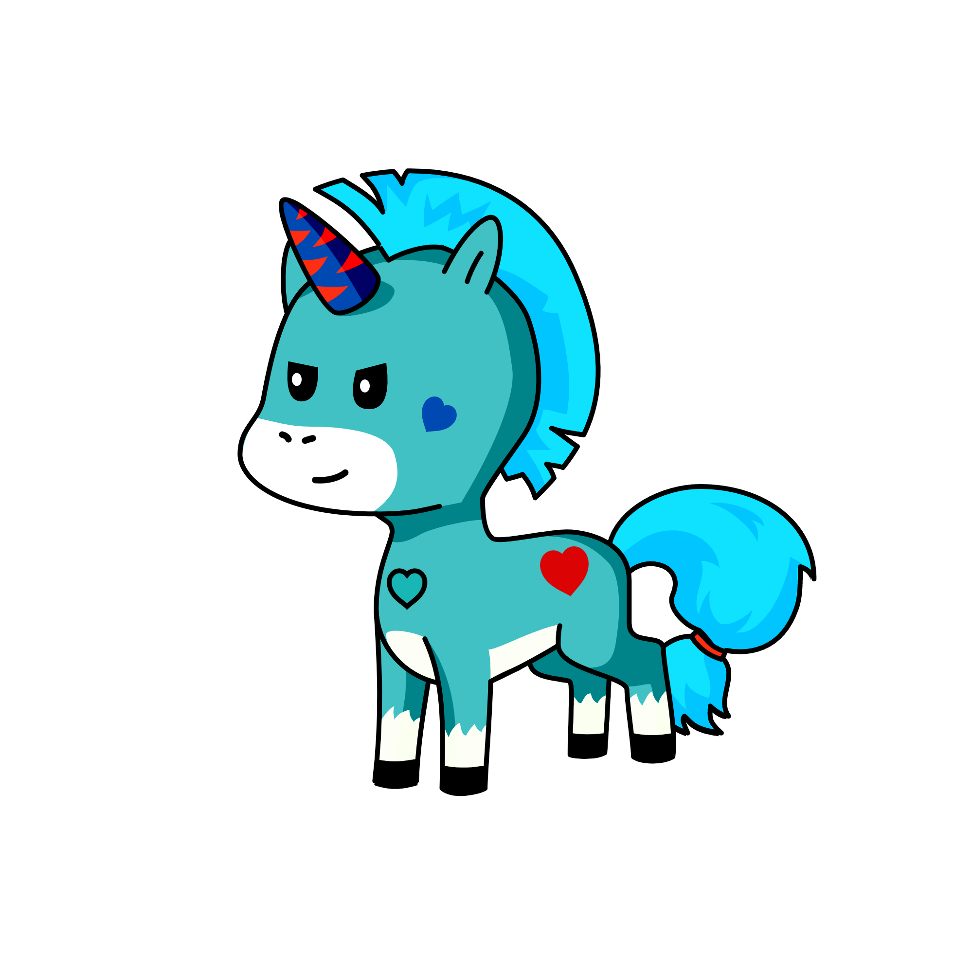 Dangerhuff, the unicorn