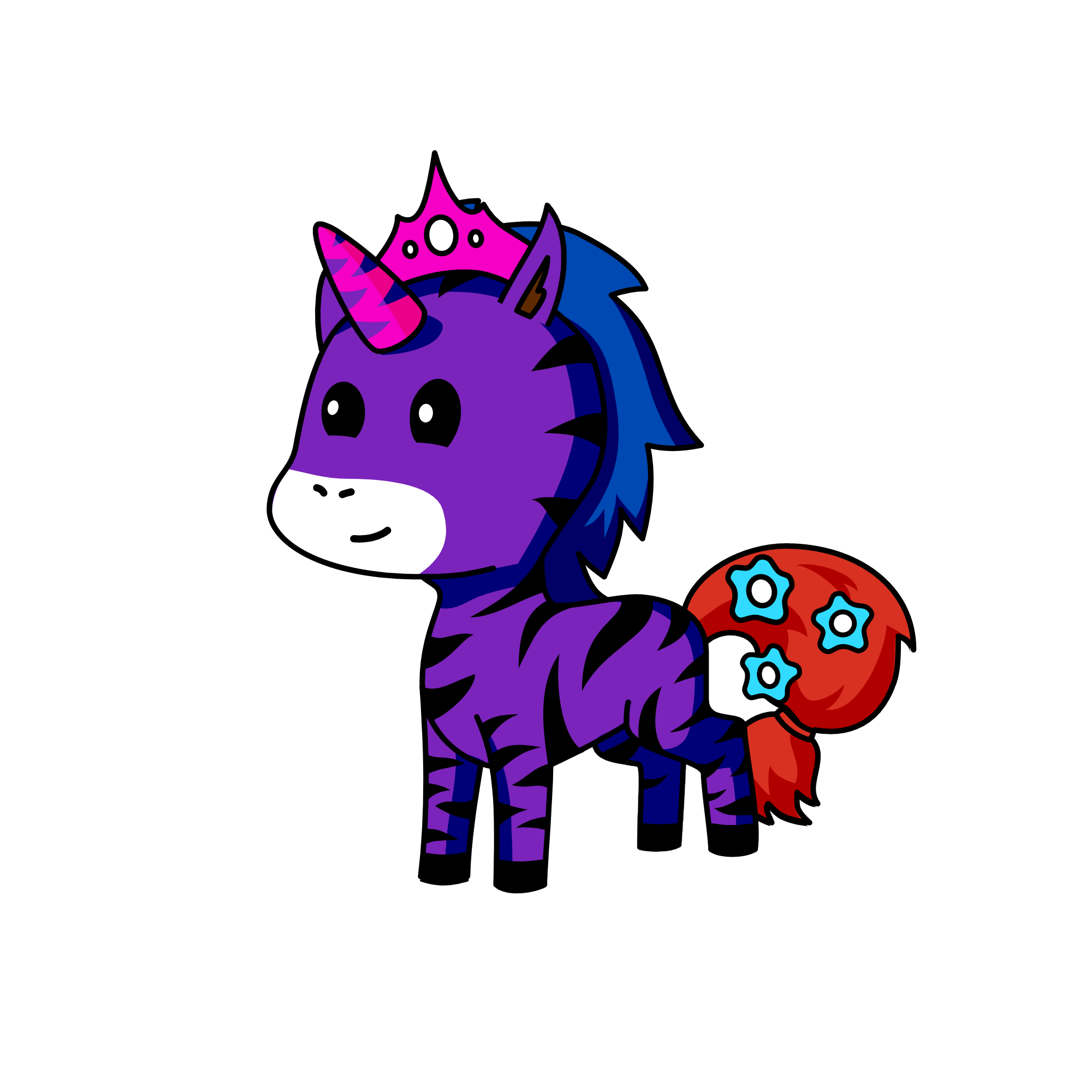Queen Dark Magic, the unicorn