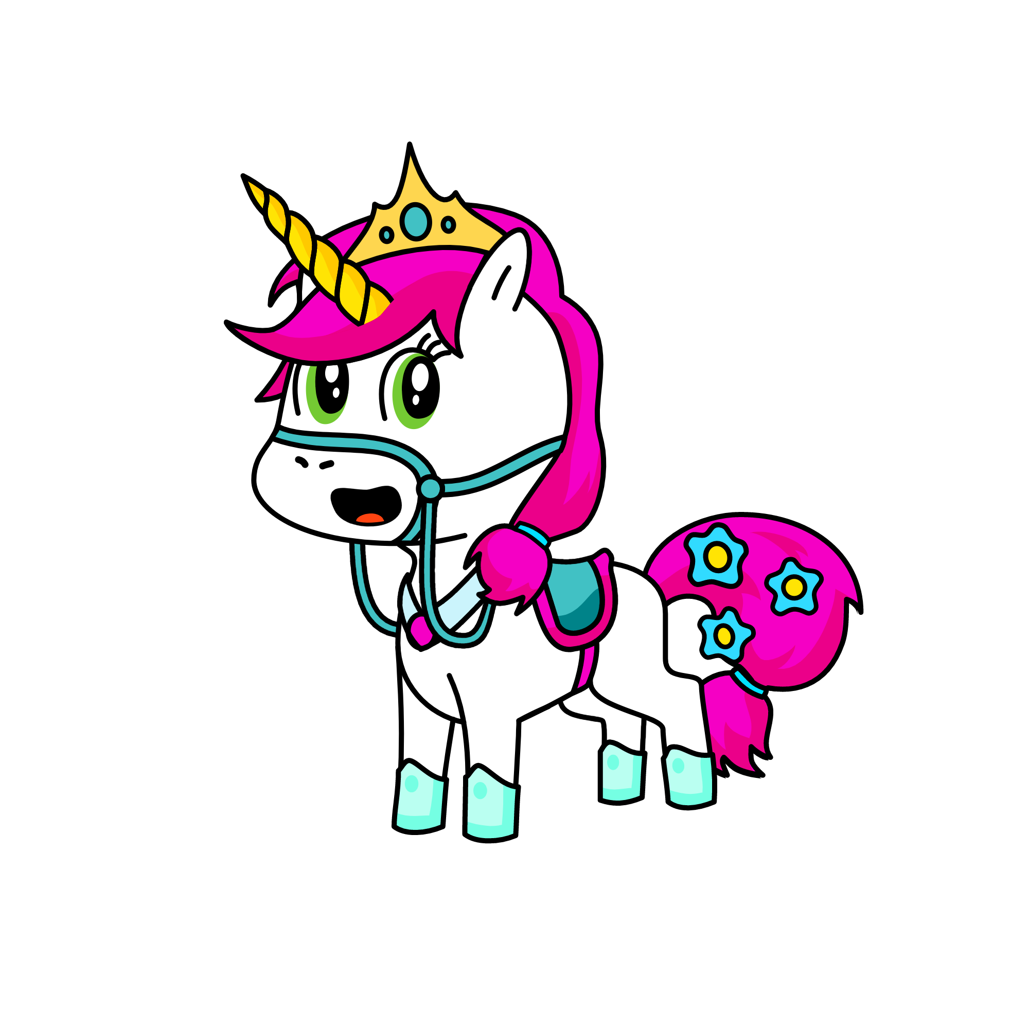 Grace the stable Unicorn, the unicorn
