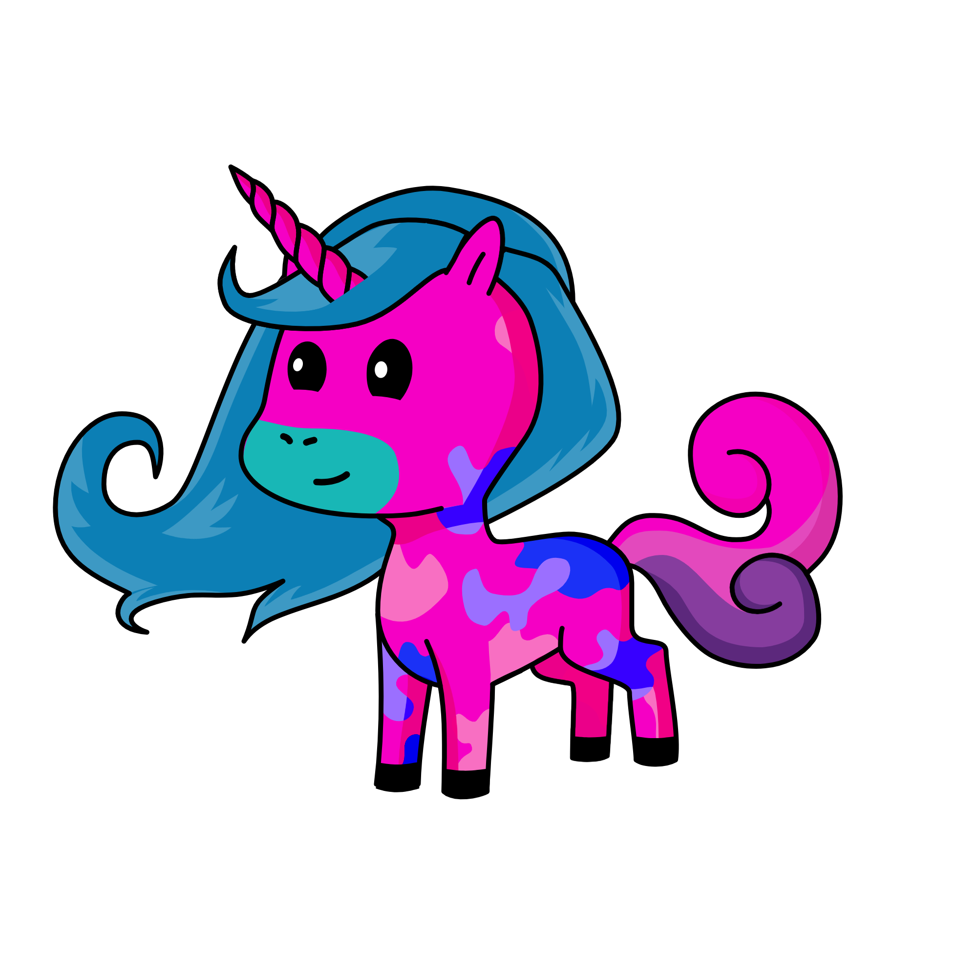 Melenie, the unicorn