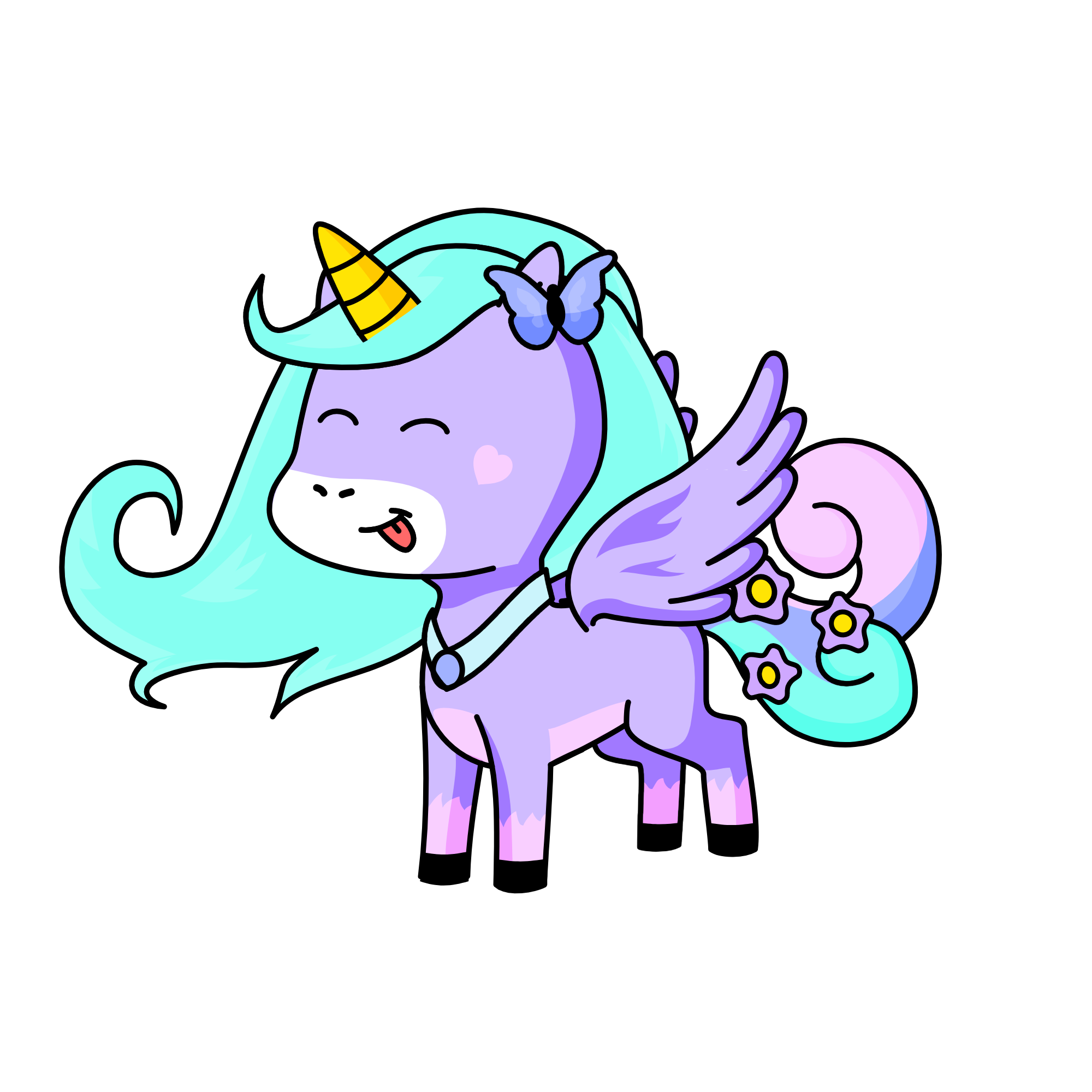 glitter, the unicorn