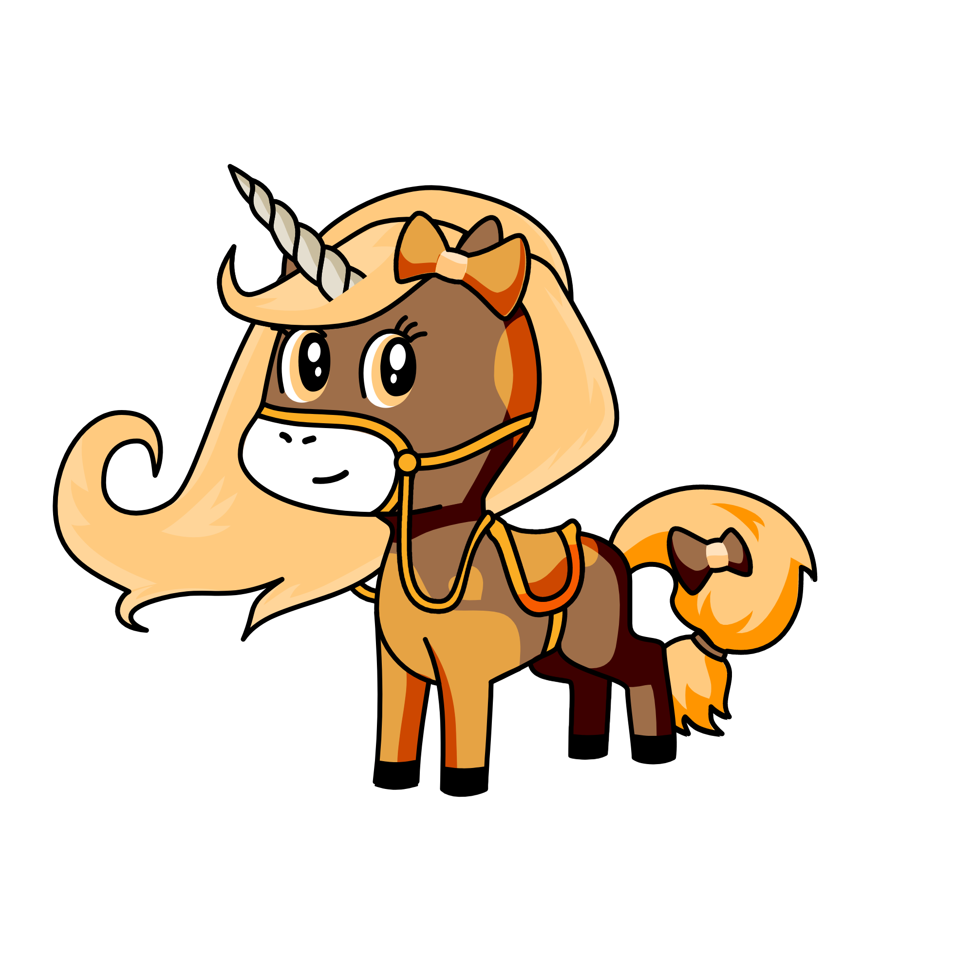 Caramel, the unicorn