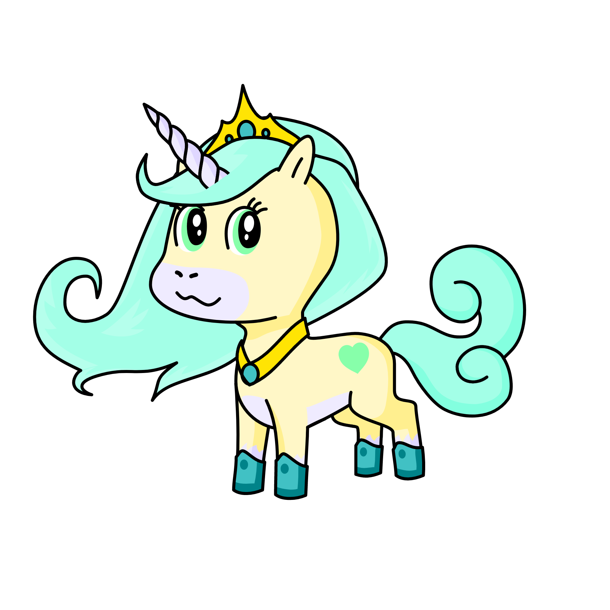 Princess Apmeow, the unicorn