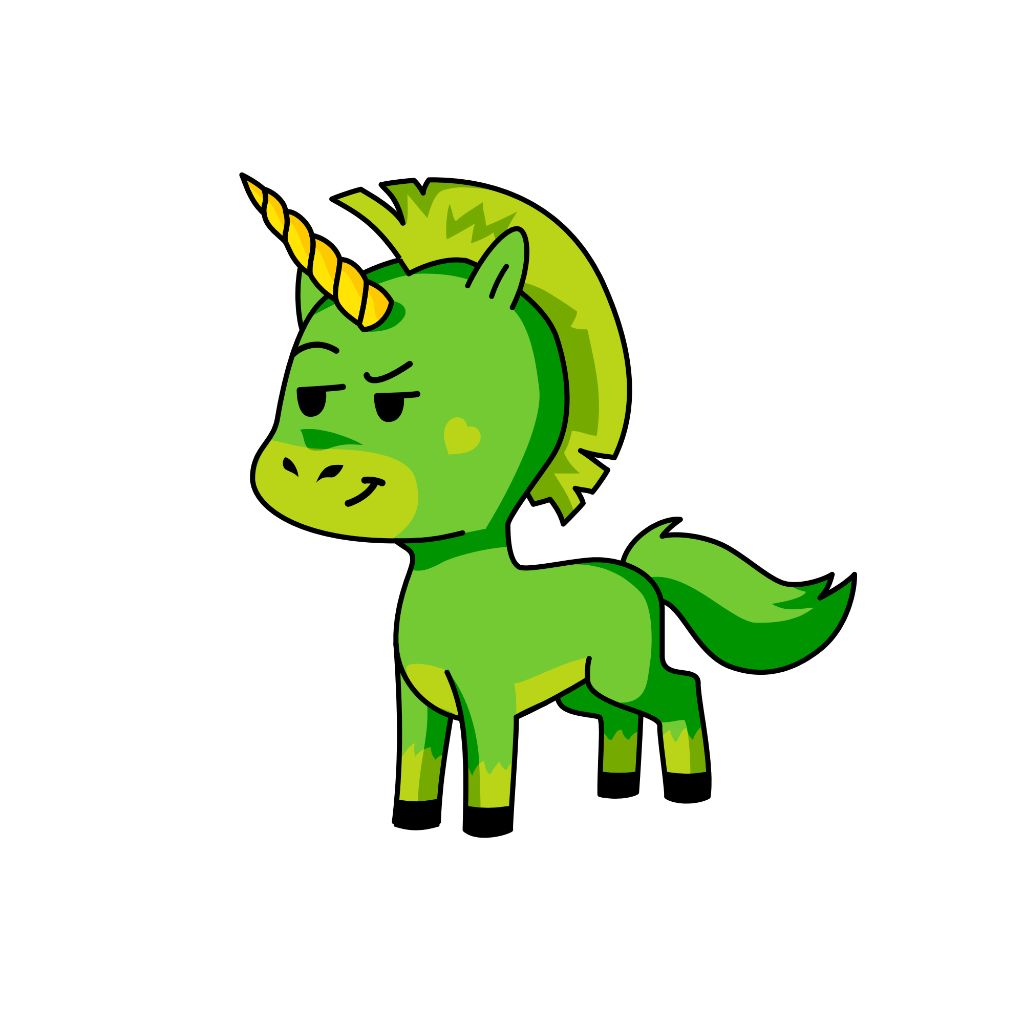 Green flash, the unicorn