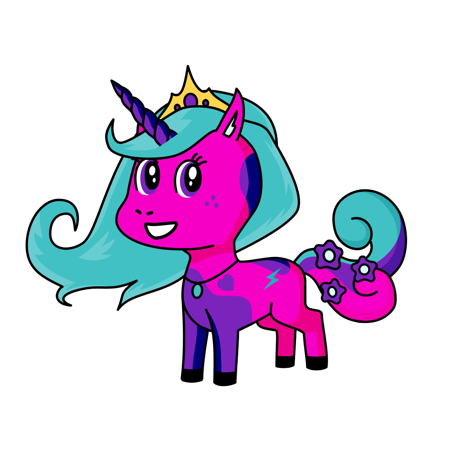 Power Princess, the unicorn