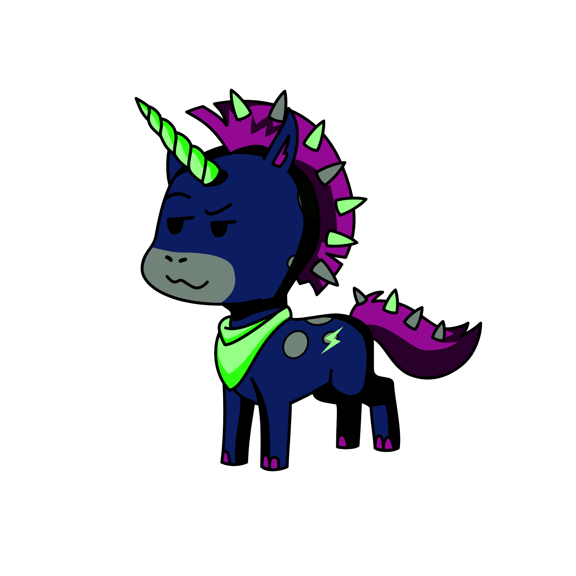 Flash Lightning, the unicorn