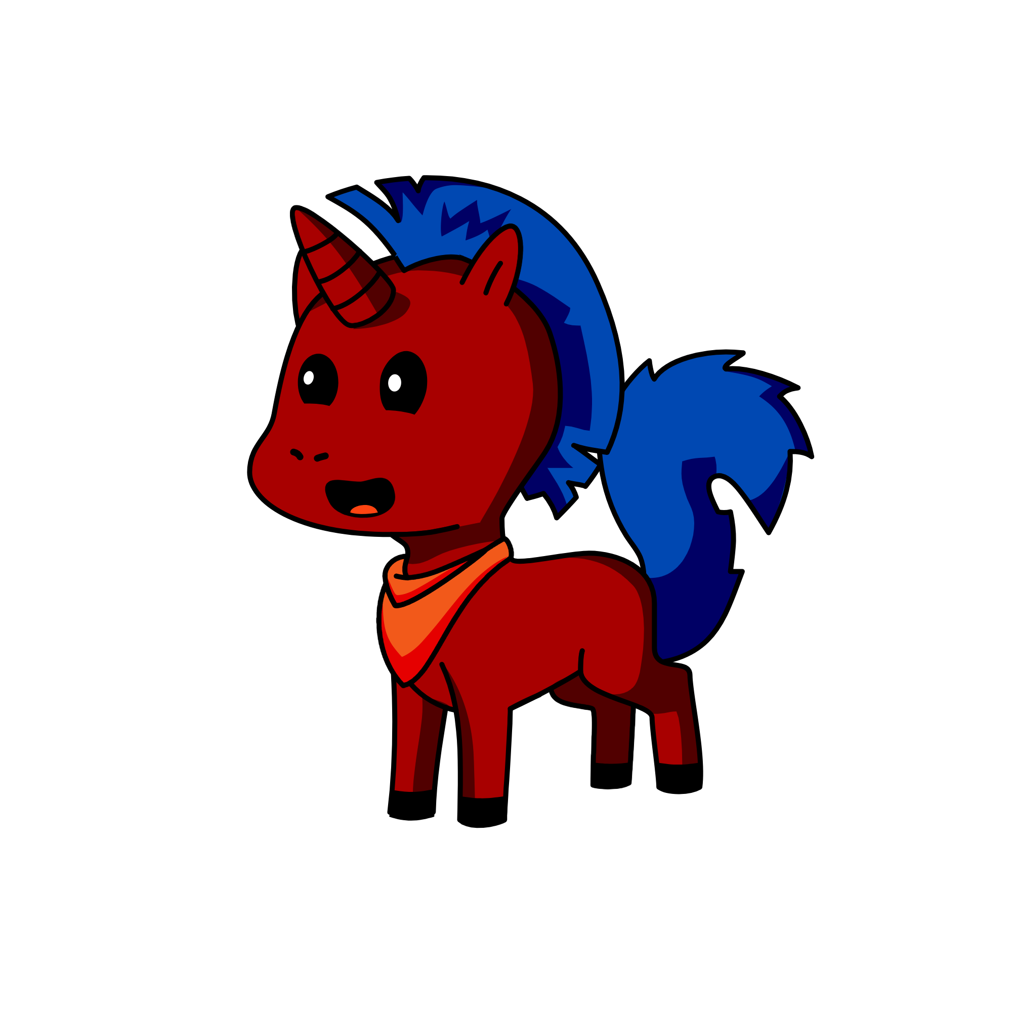 586, the unicorn