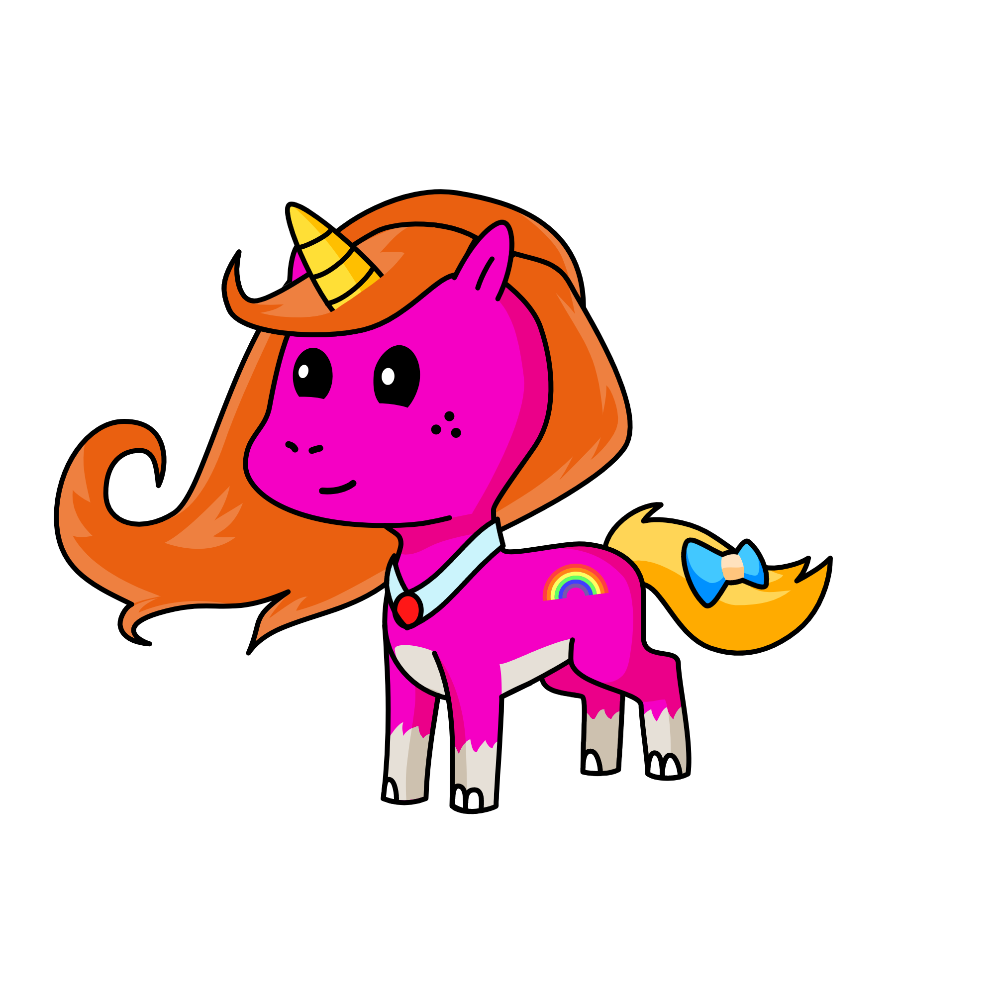Girlie, the unicorn