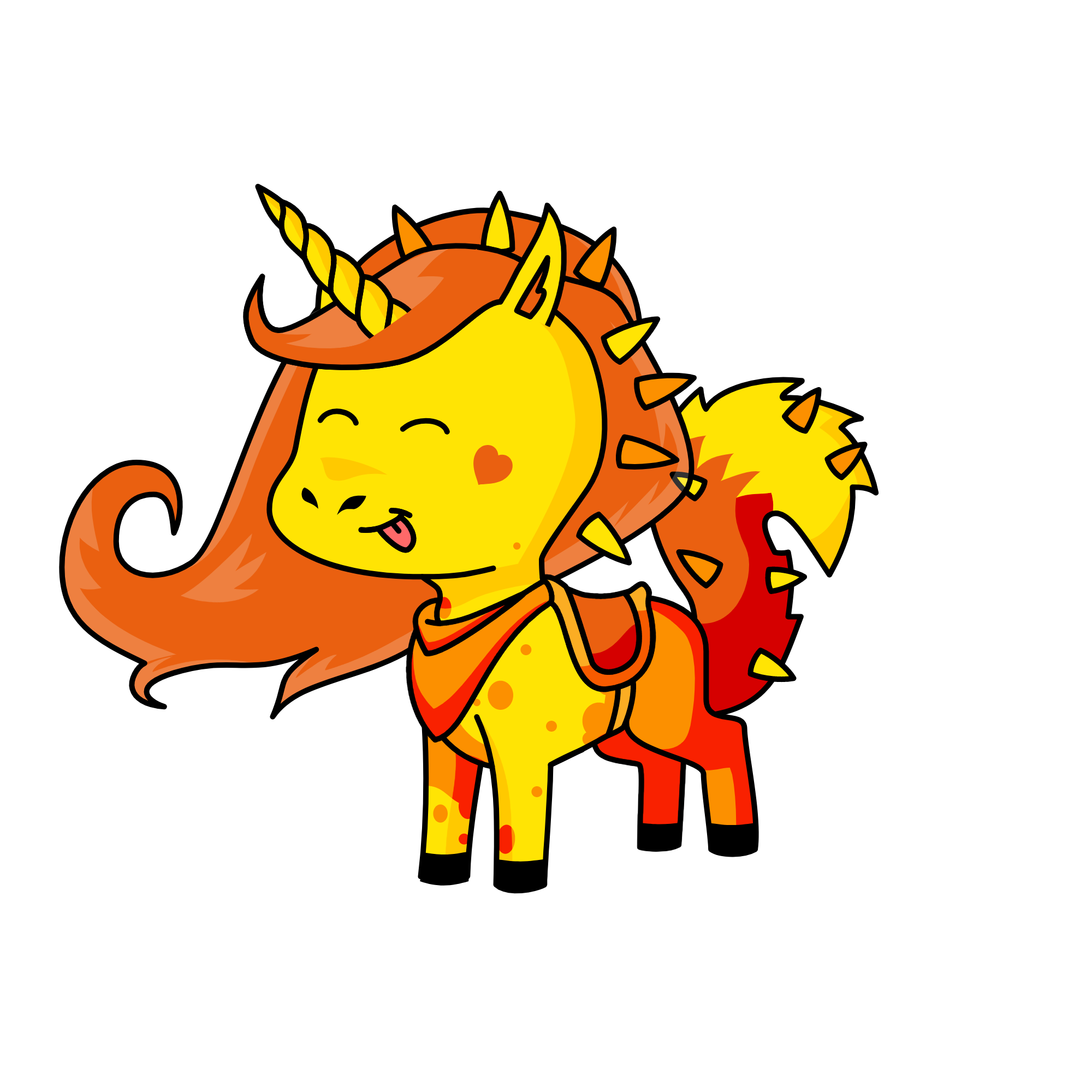 Dusty Fire, the unicorn
