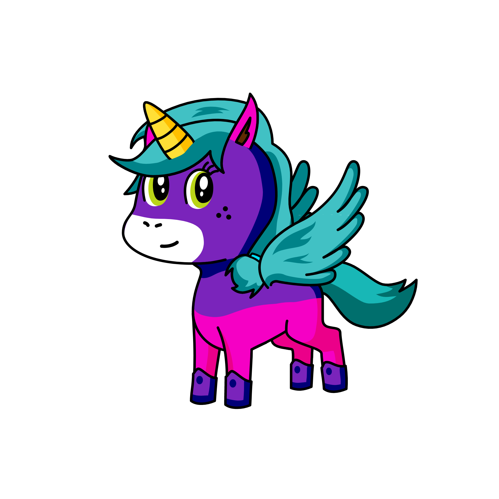 golly, the unicorn