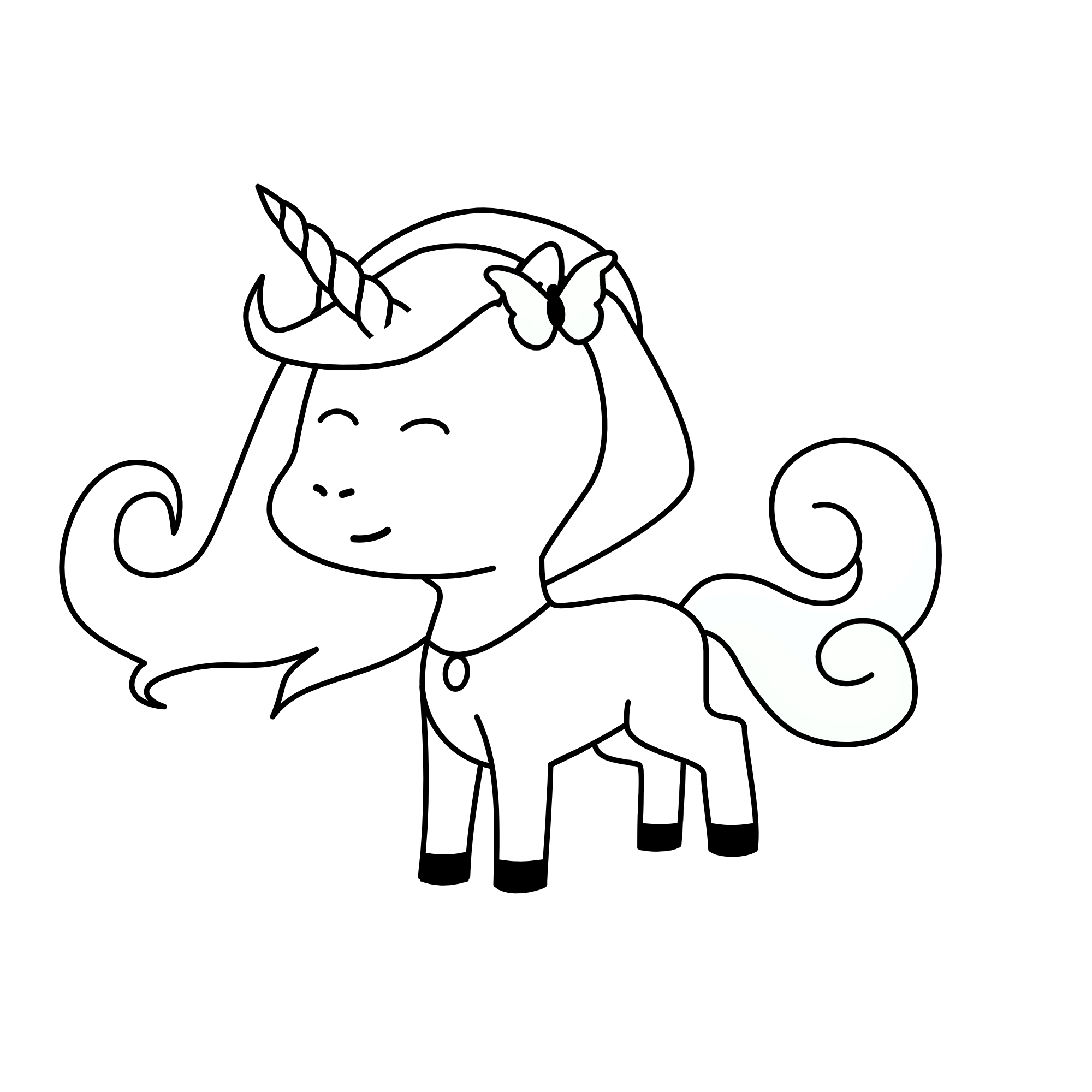 Butterfly , the unicorn