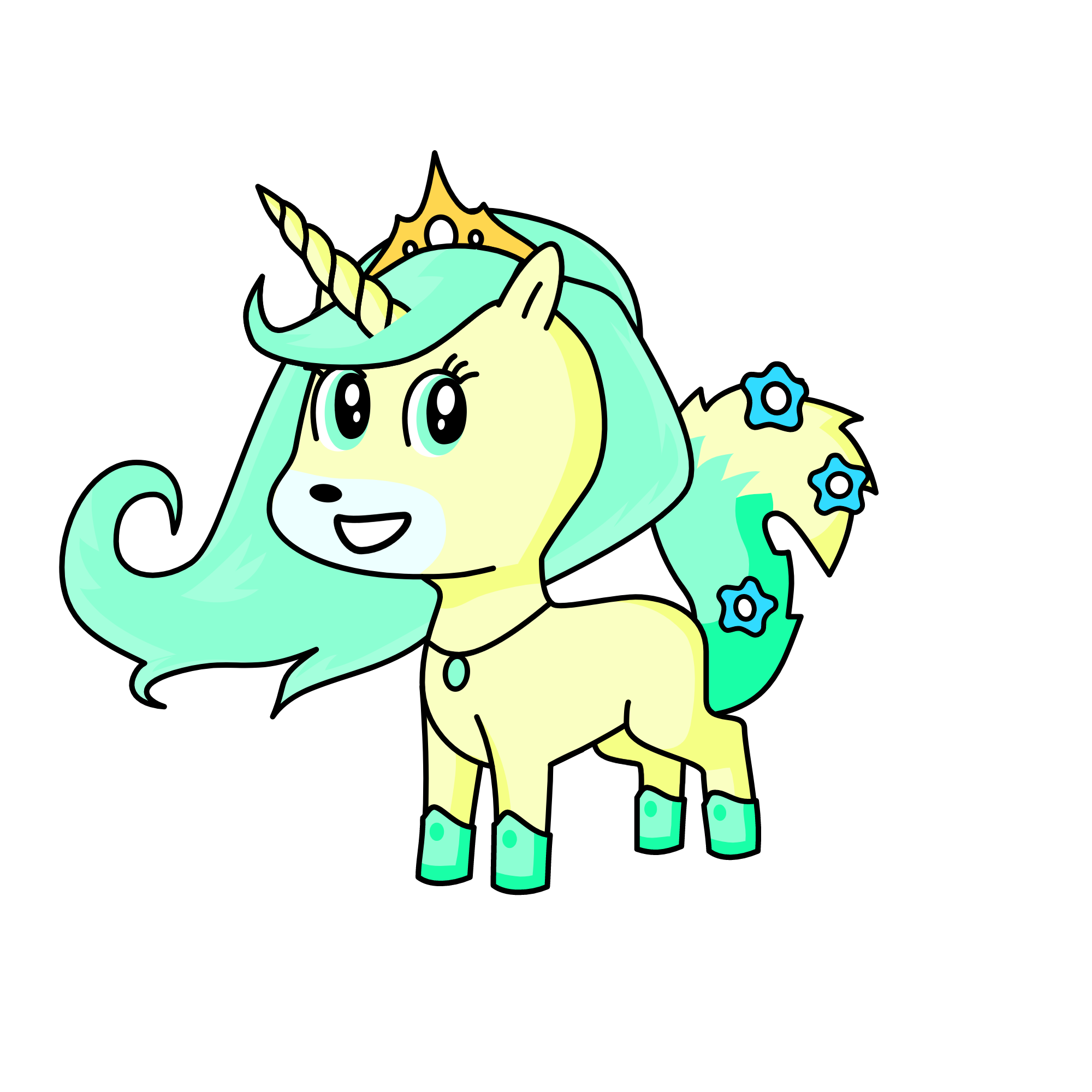 Clelestia, the unicorn