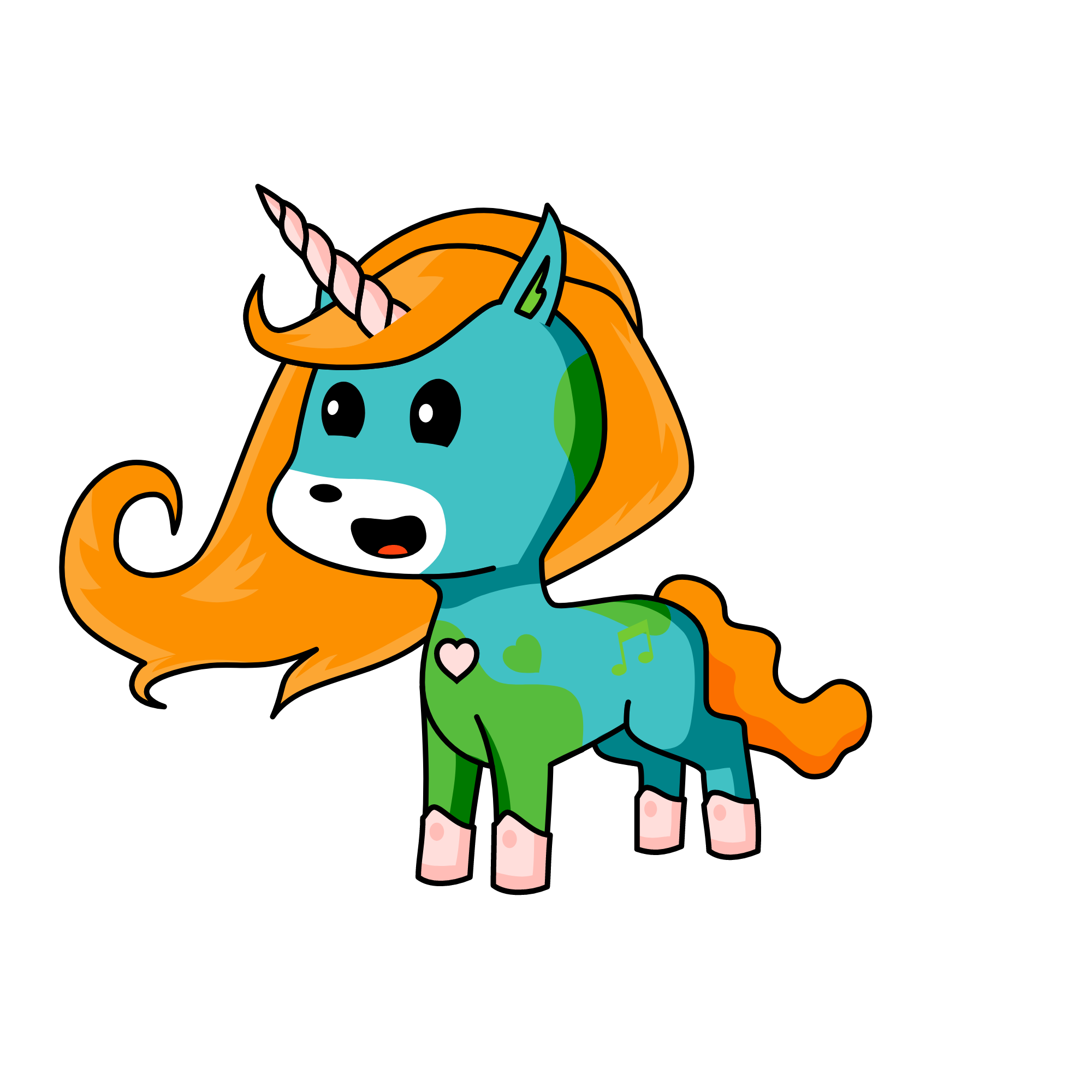 Deep sea singer, the unicorn