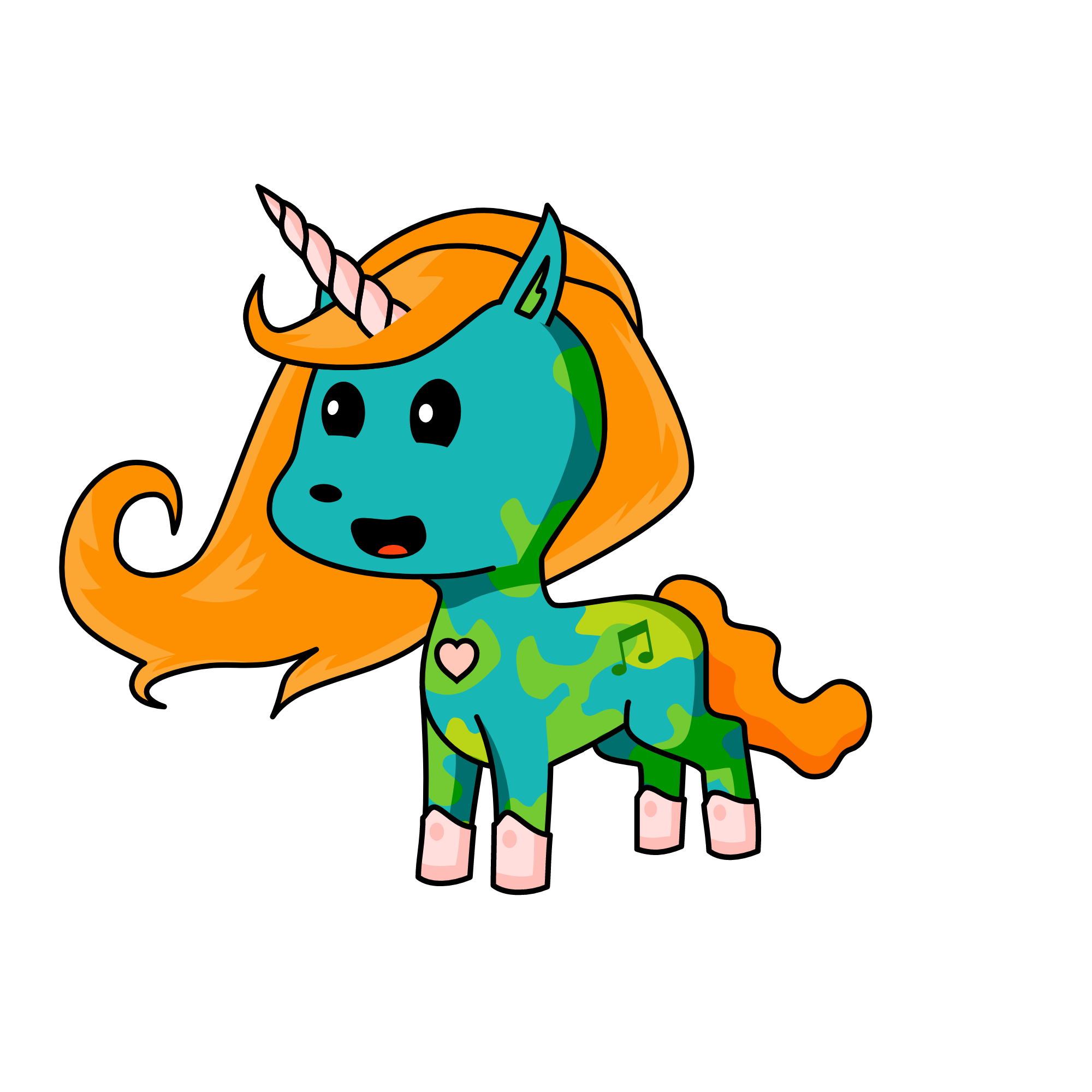 Deep sea singer, the unicorn