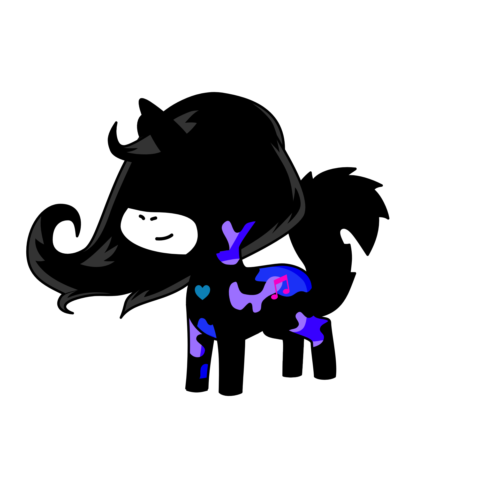 Midnight 🌃🌉🌑⭐🪐🎆🎇✨🎑, the unicorn