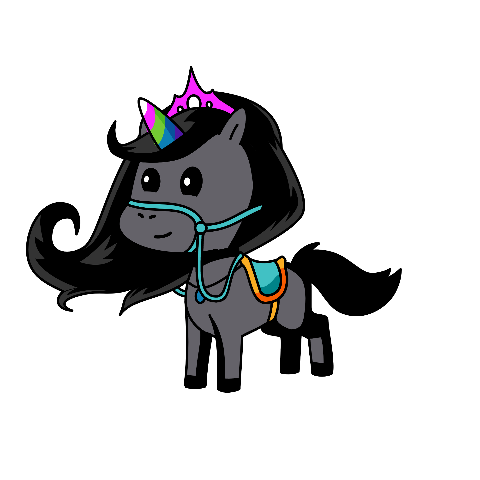 stary night, the unicorn