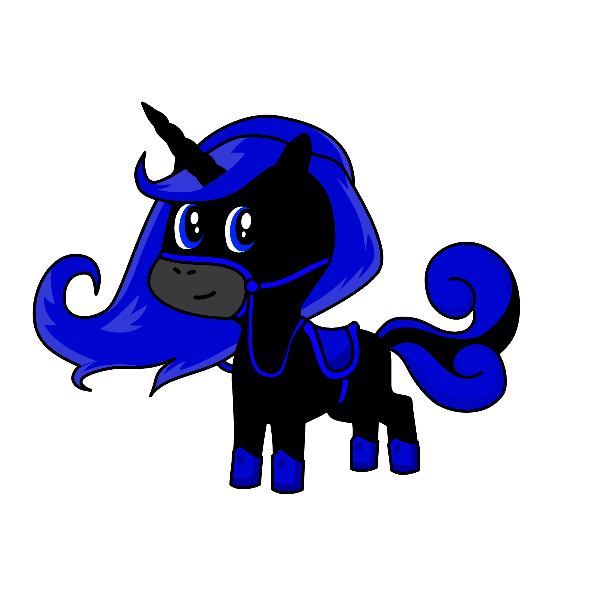 Midnight Moon, the unicorn