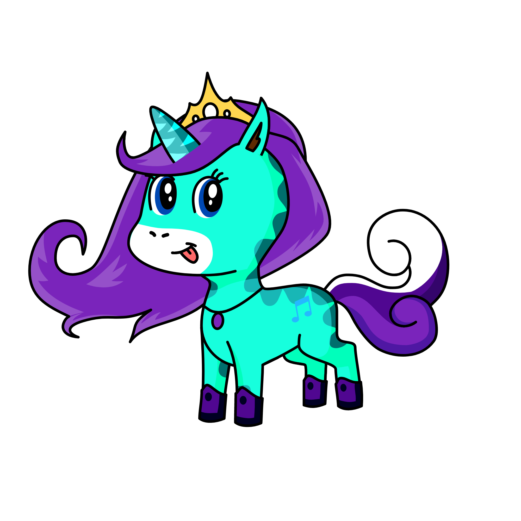 P, the unicorn