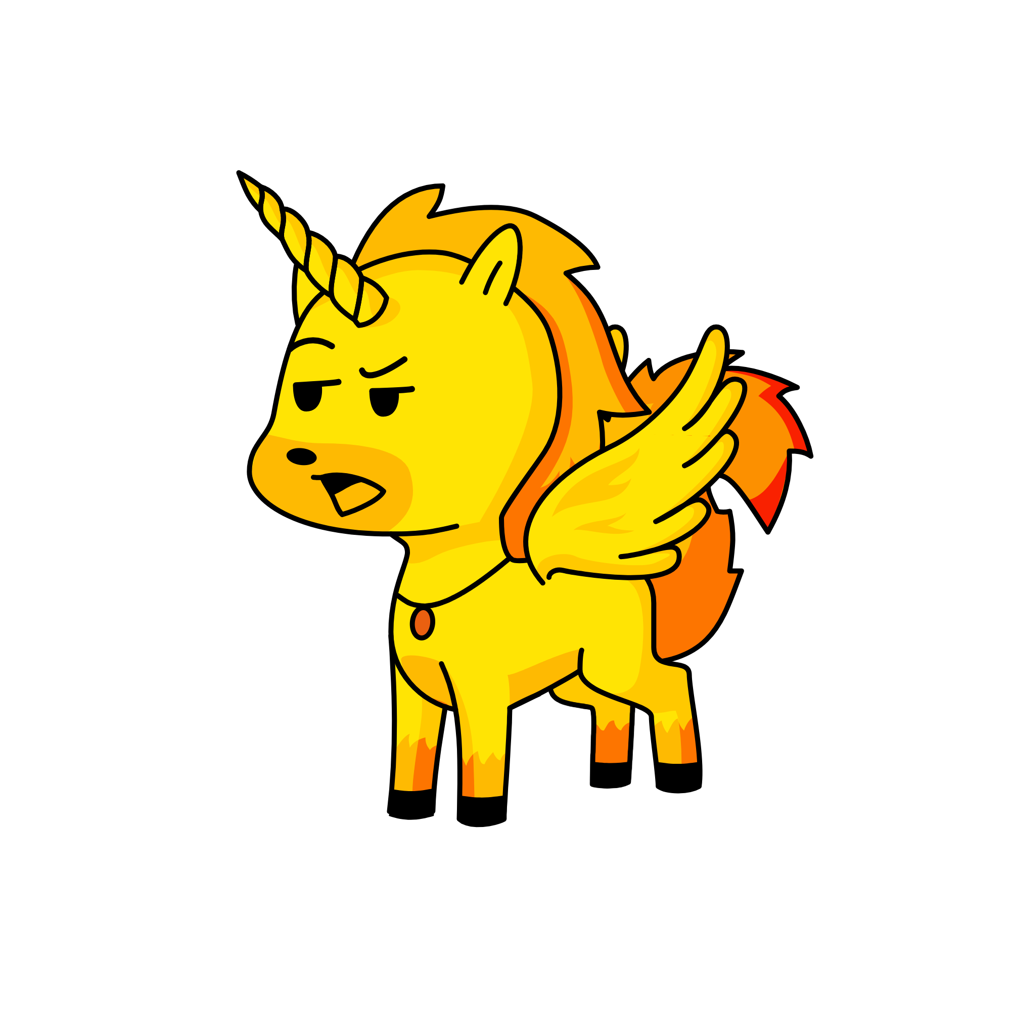 tigrette, the unicorn