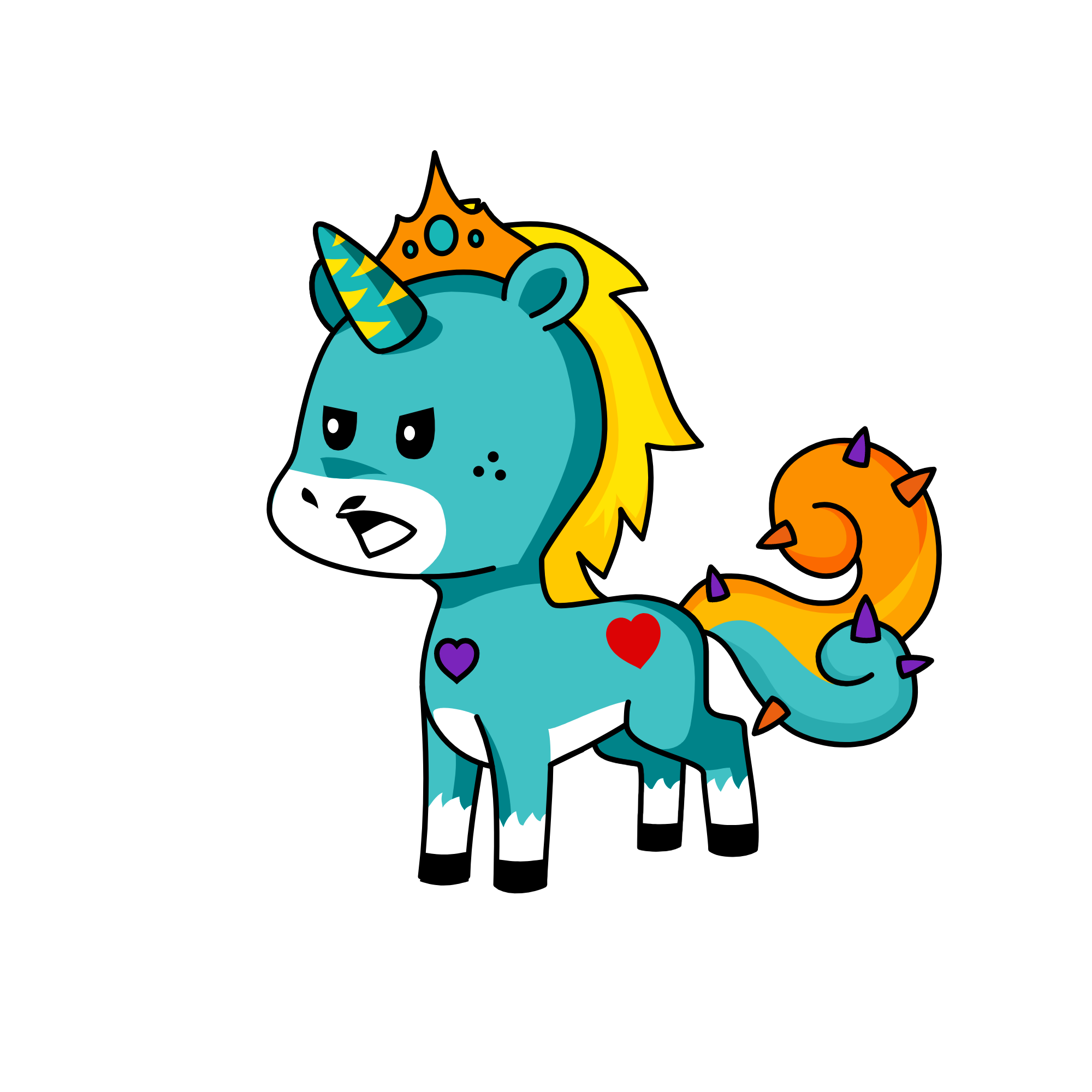 how did you get wings tigrette, the unicorn
