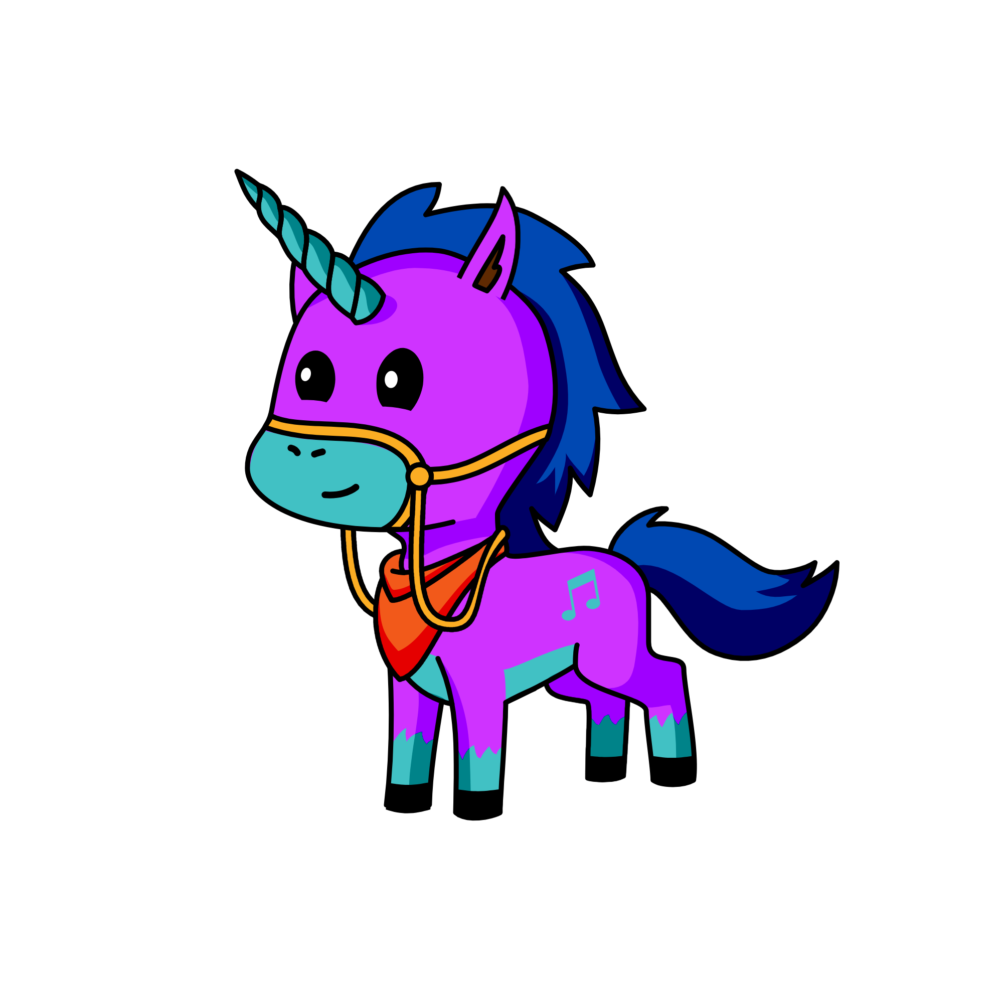 Nightfluff, the unicorn