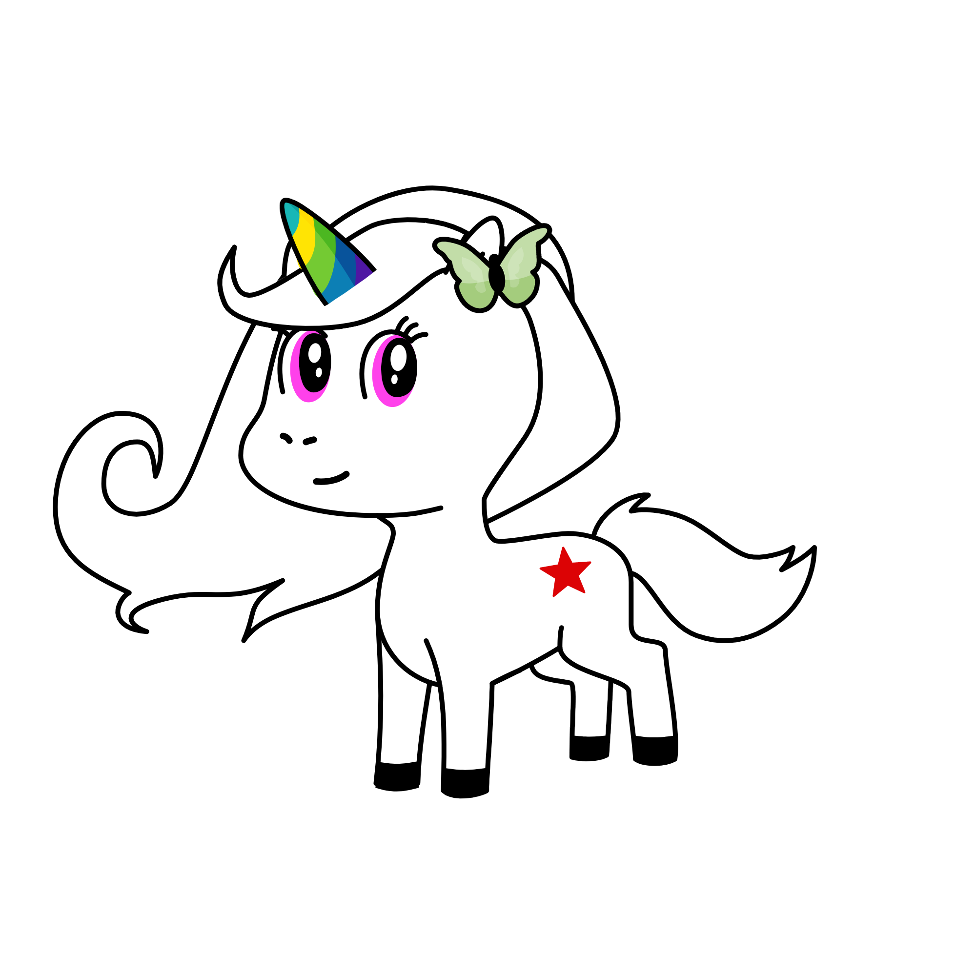 chocho, the unicorn