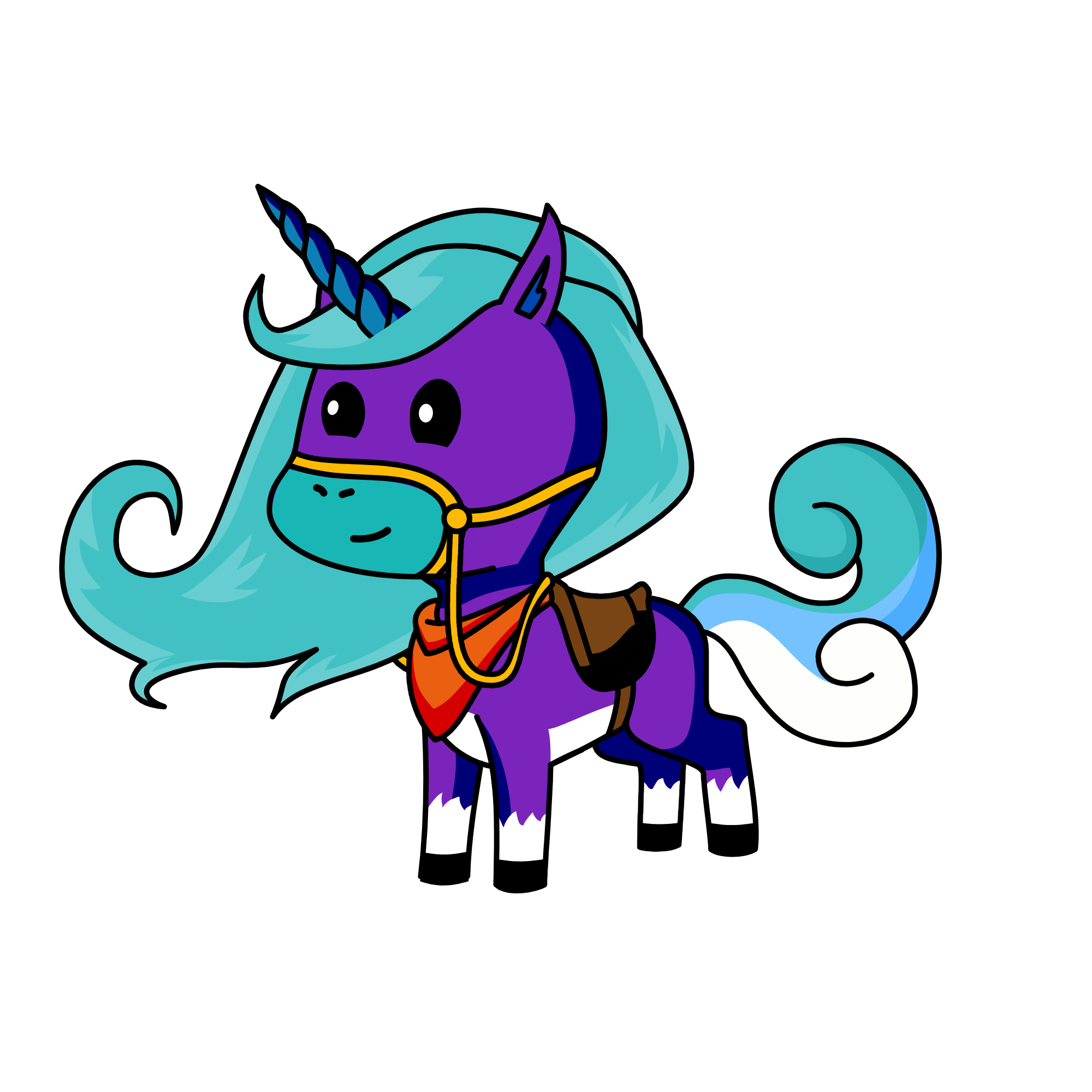 Fluffy, the unicorn