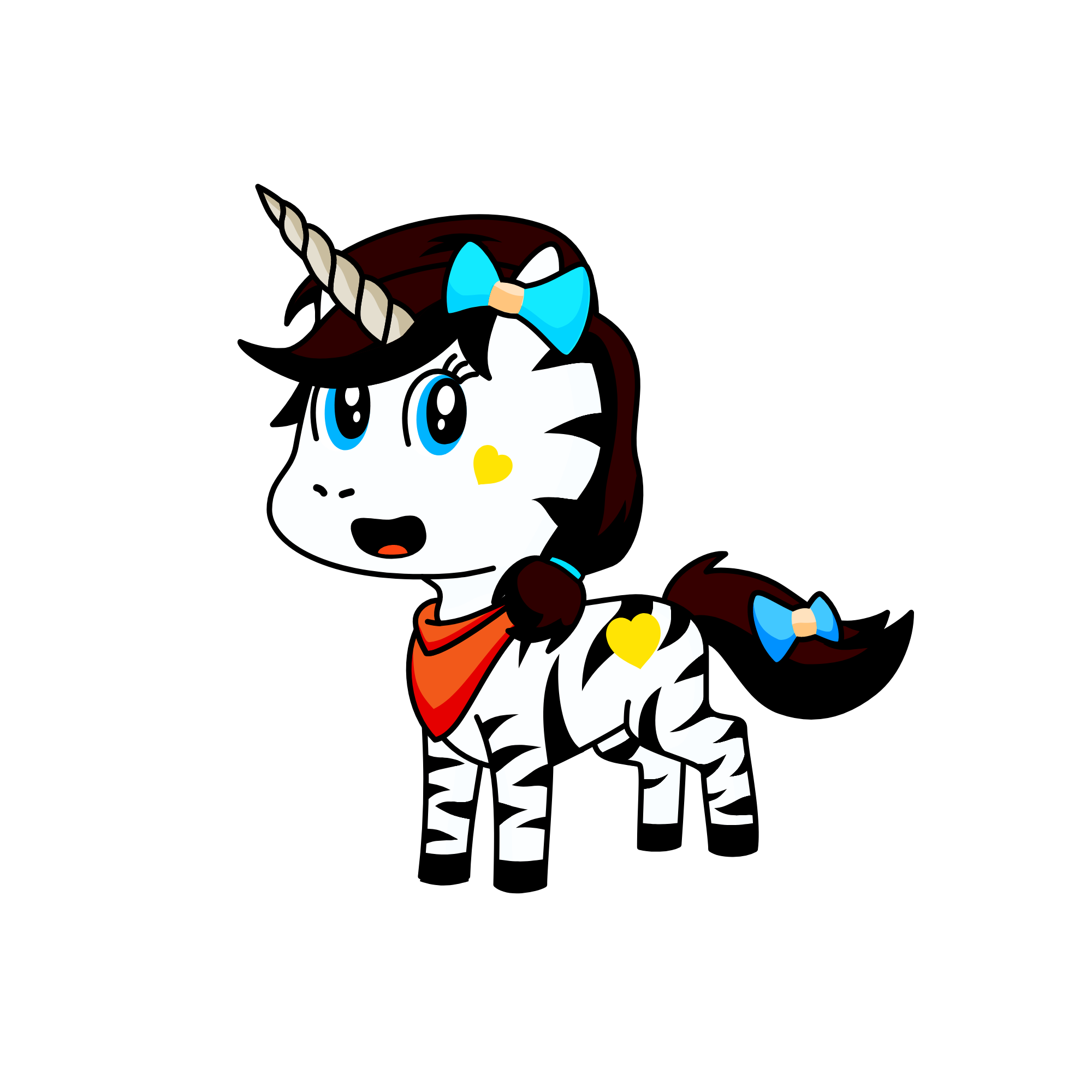 snowy, the unicorn
