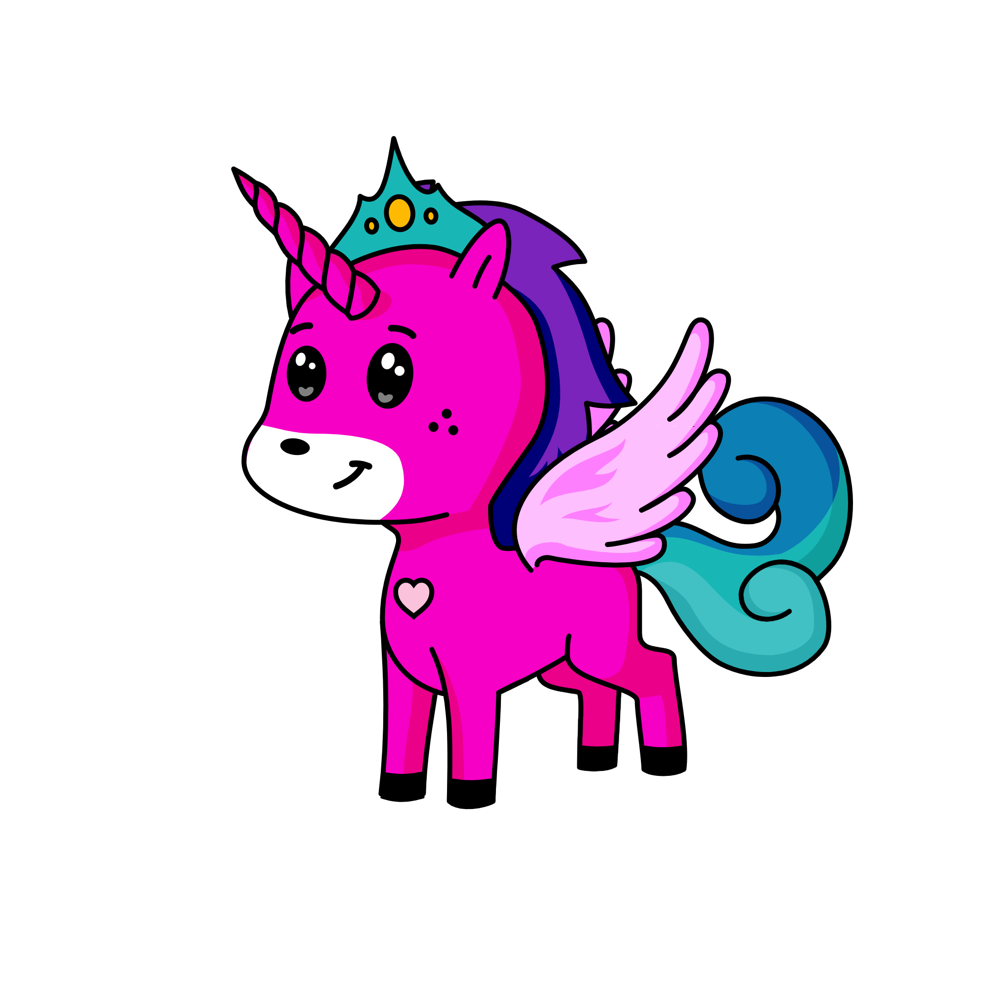 каваи, the unicorn