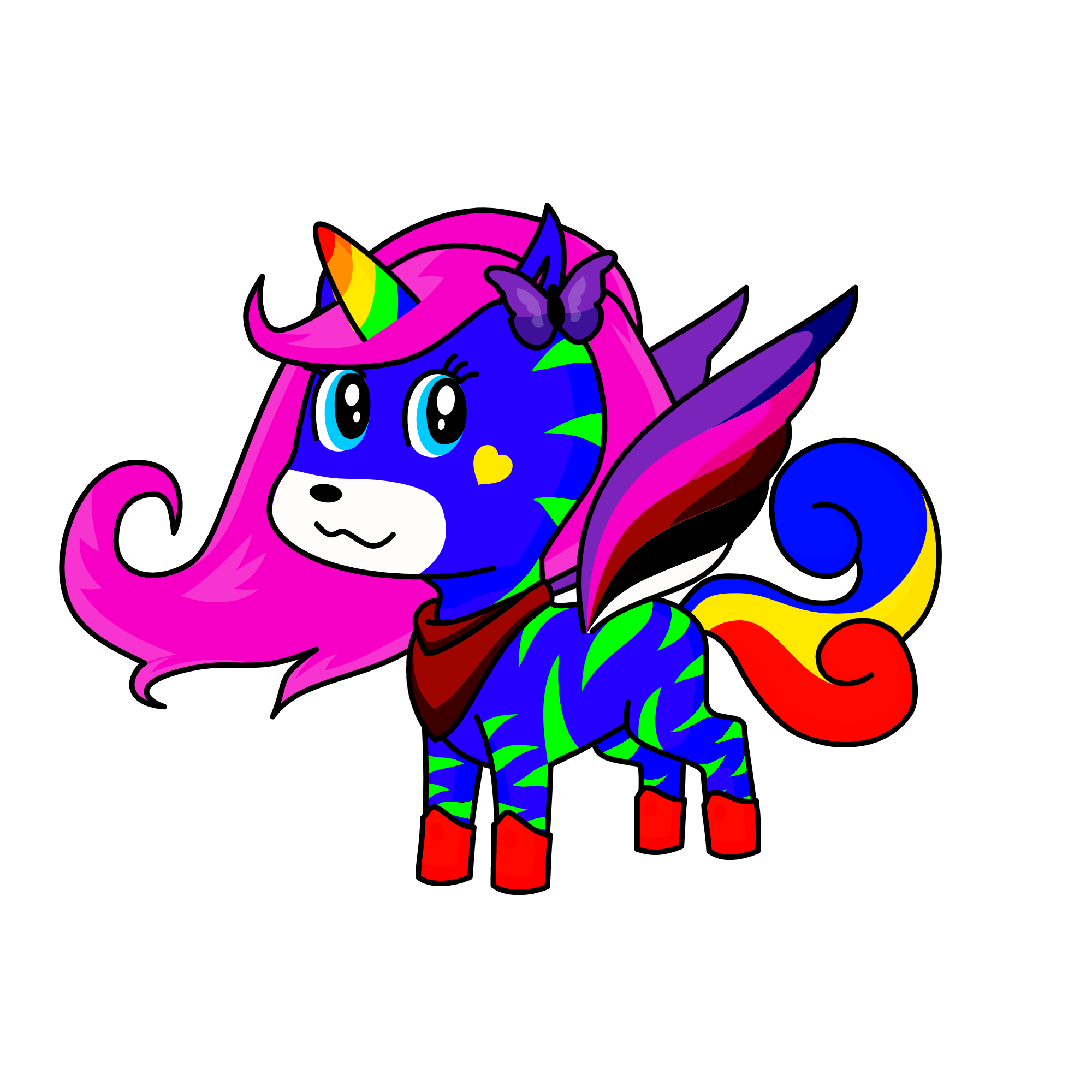 RainbowHoof, the unicorn