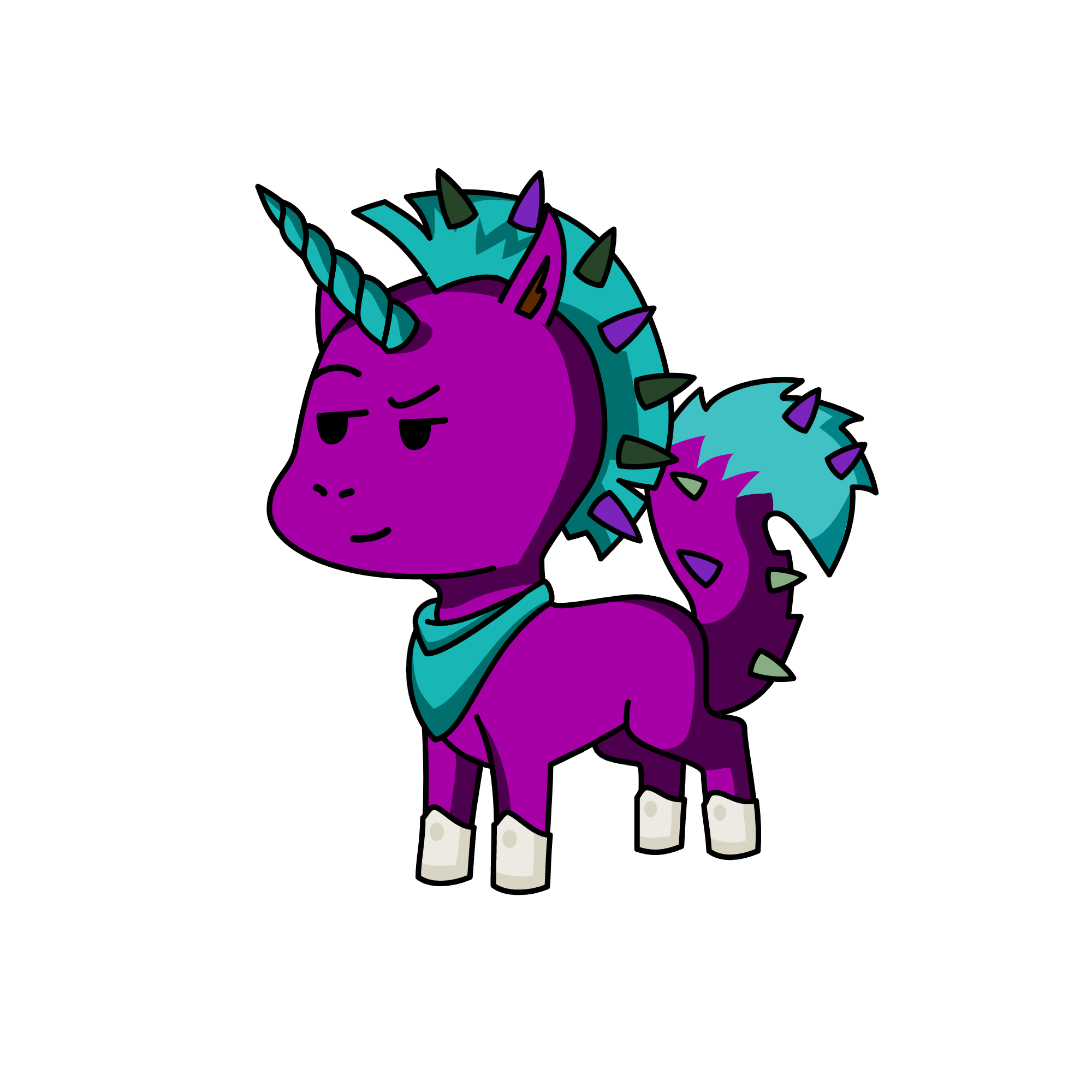 Dash, the unicorn