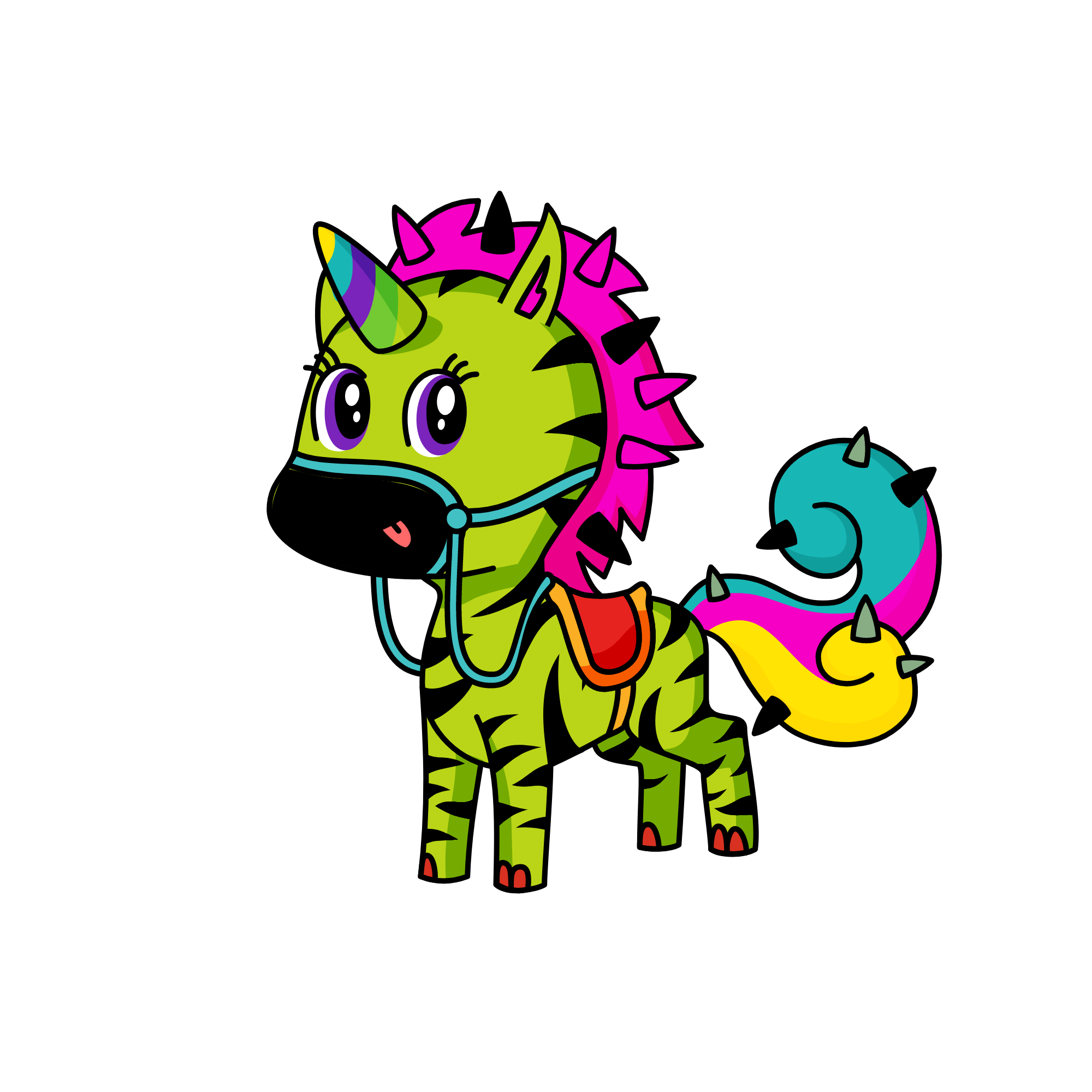 greenpink, the unicorn