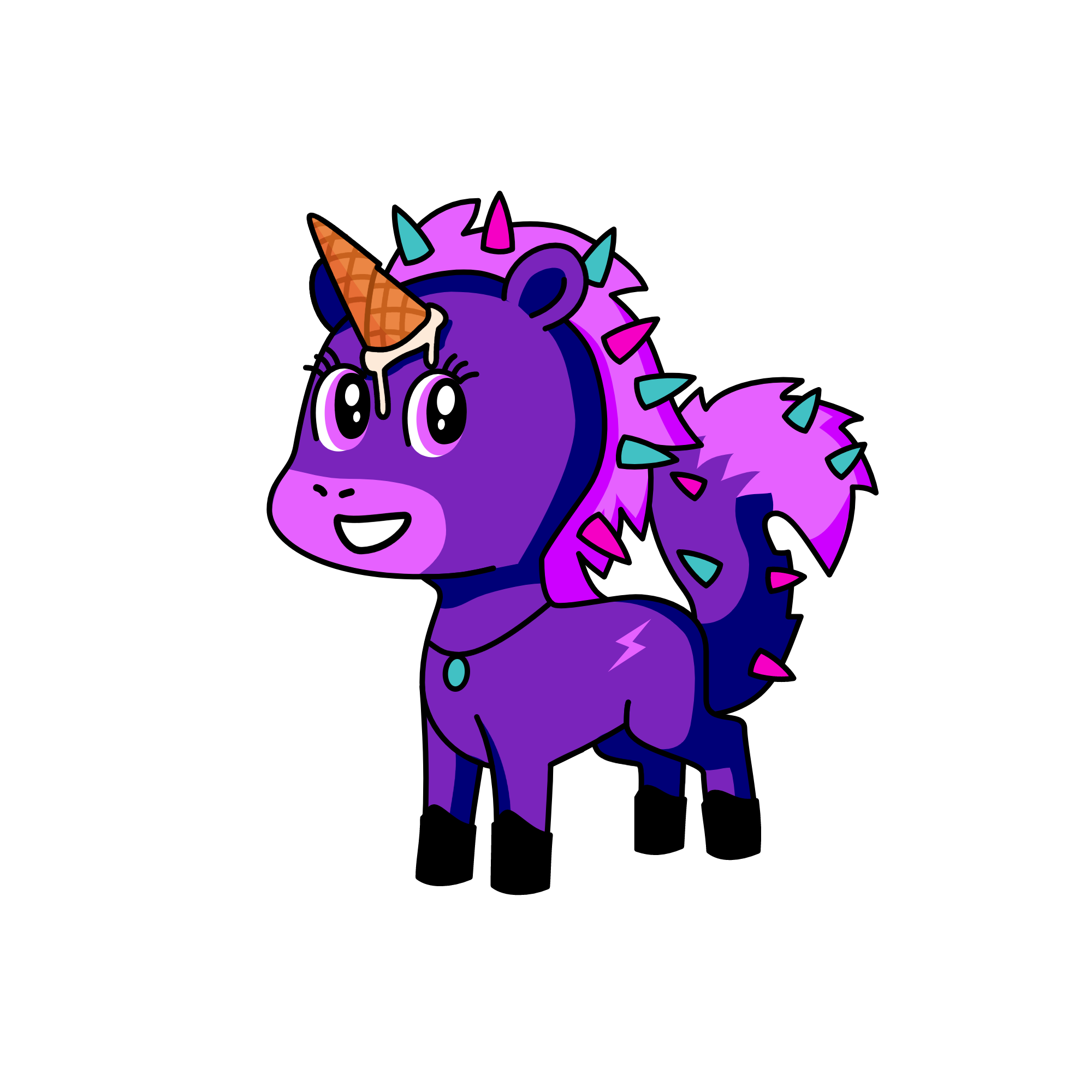 lighting bolt, the unicorn