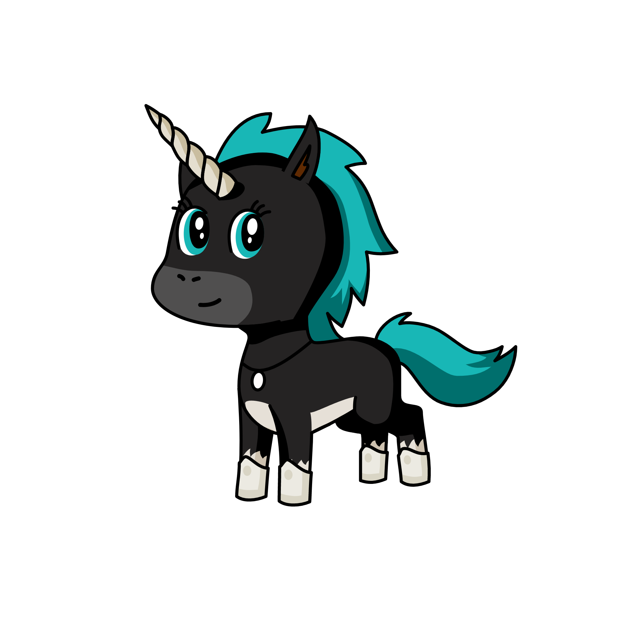 Night Moon, the unicorn