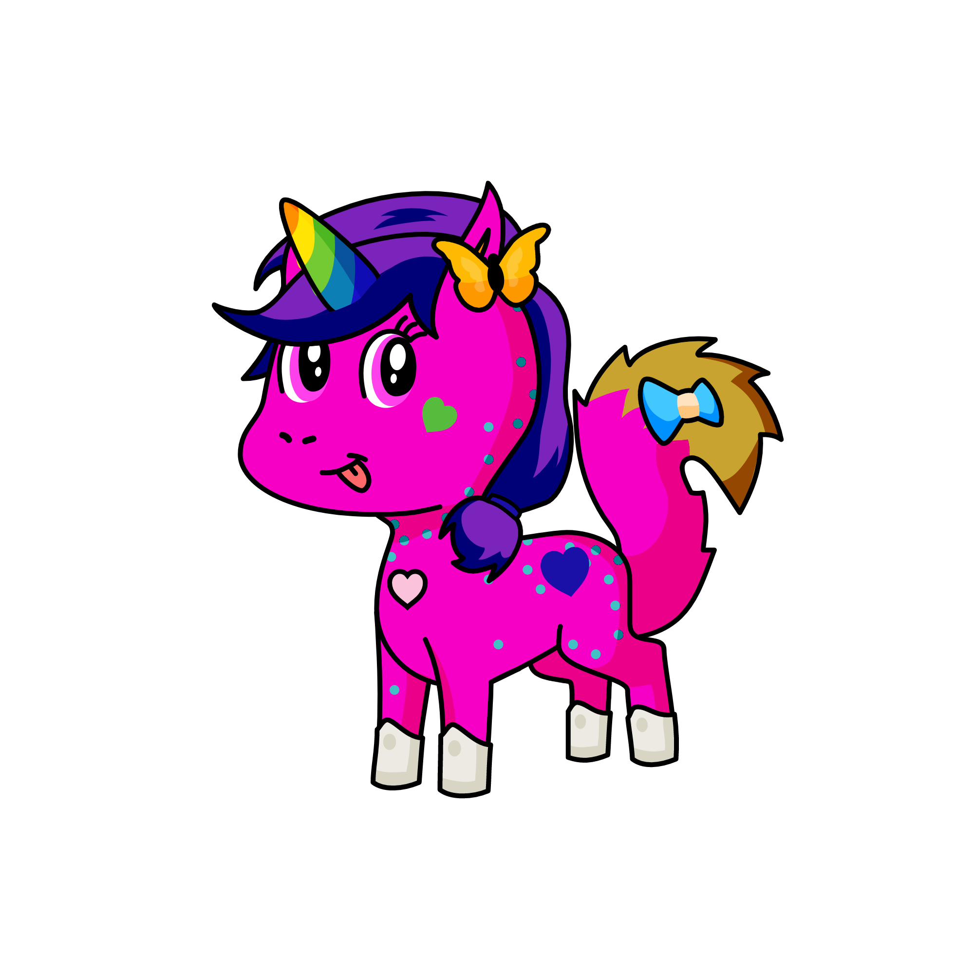 pinky, the unicorn