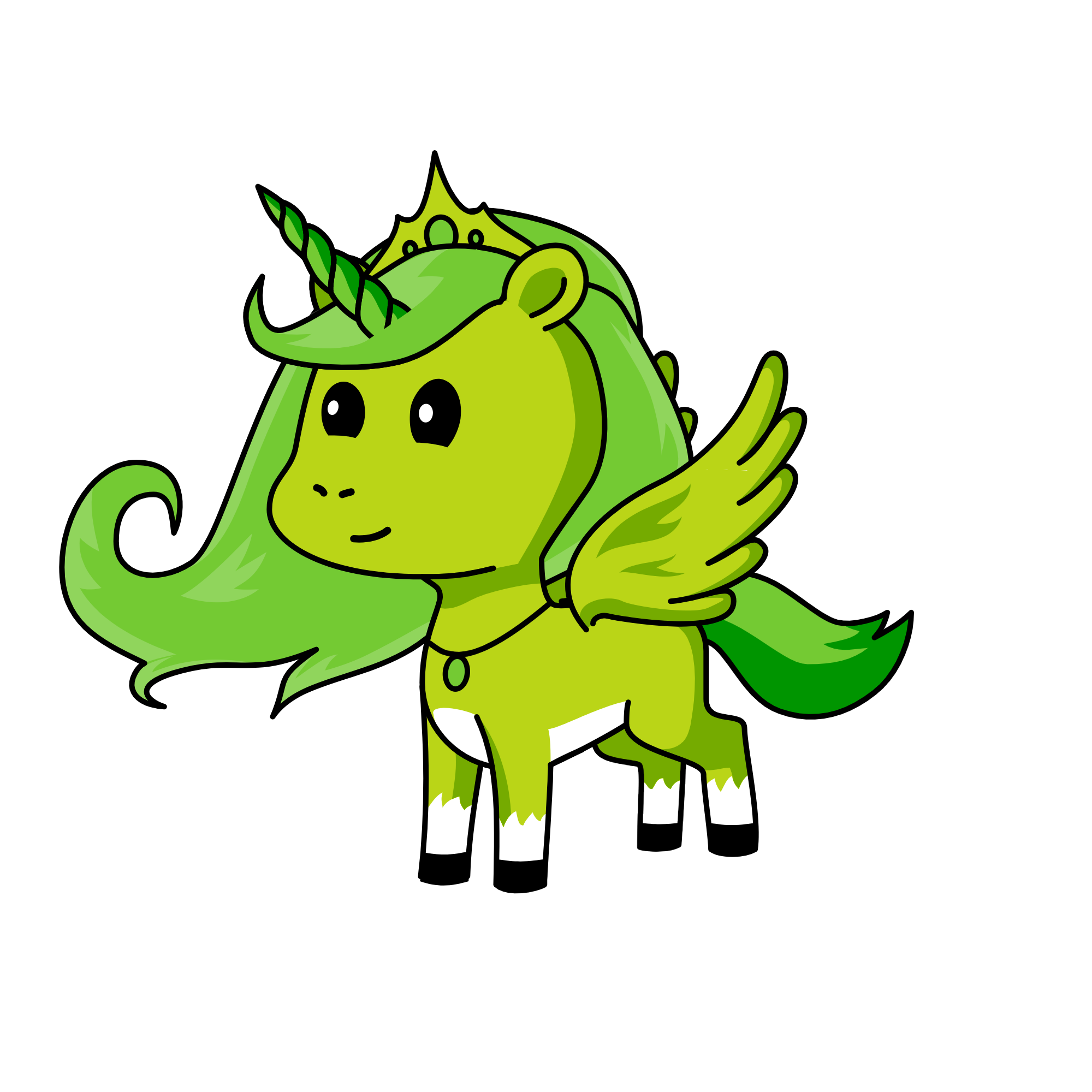 lime, the unicorn